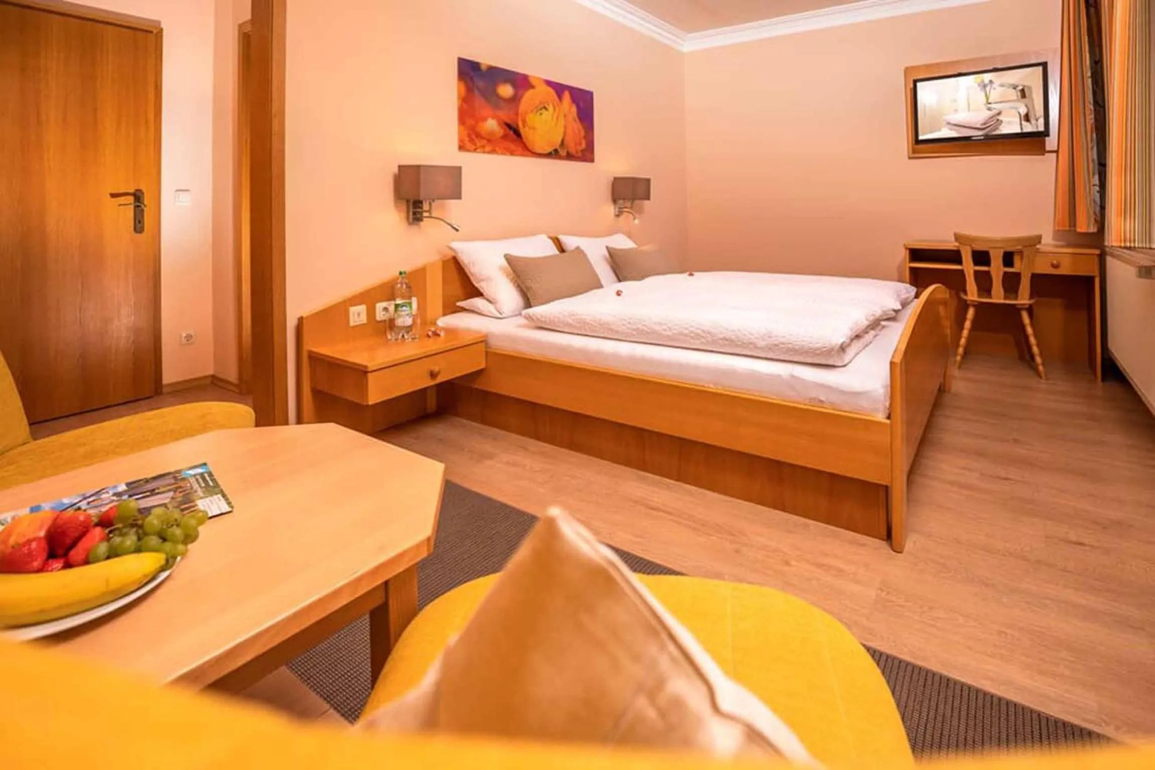 Bedroom, Bed in Pension Silberbauer