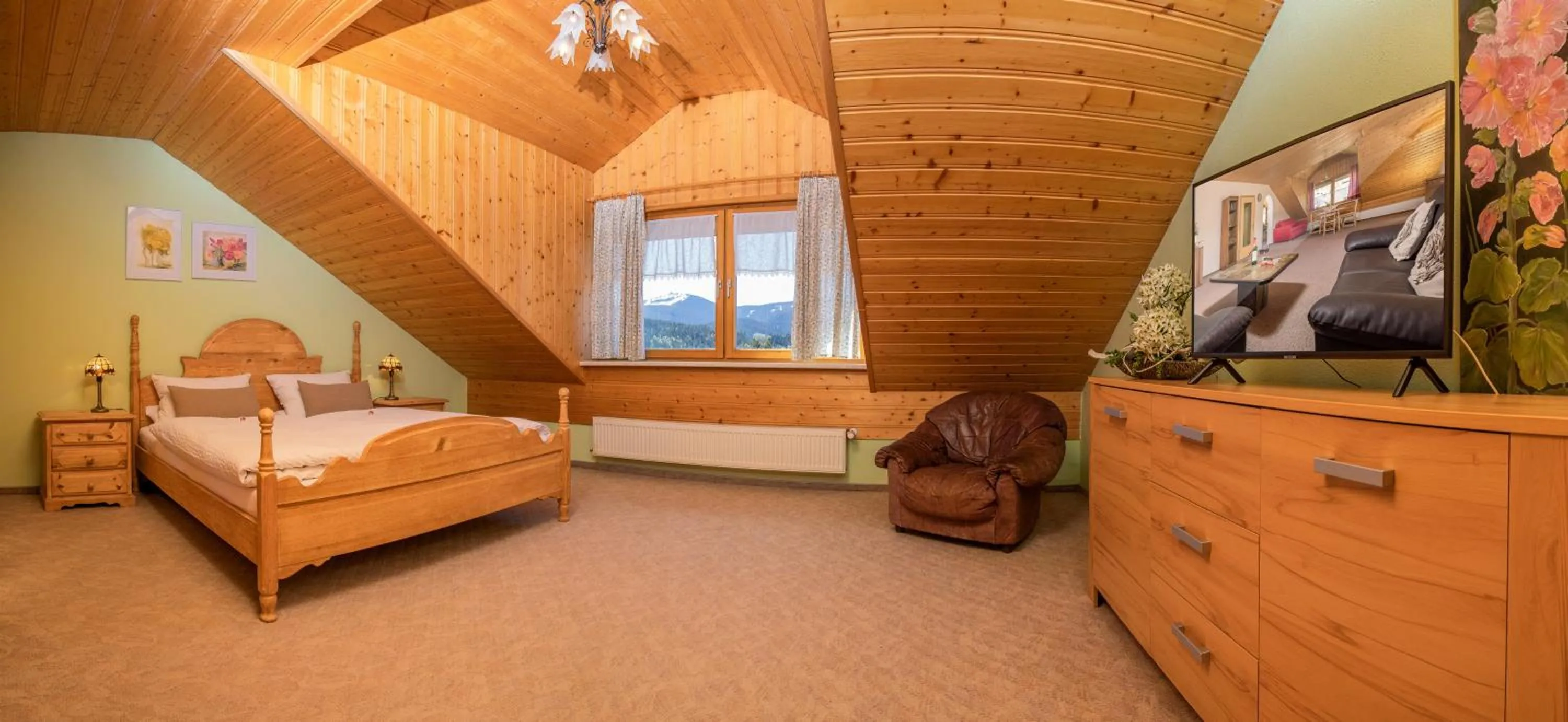 TV and multimedia, Bed in Pension Silberbauer