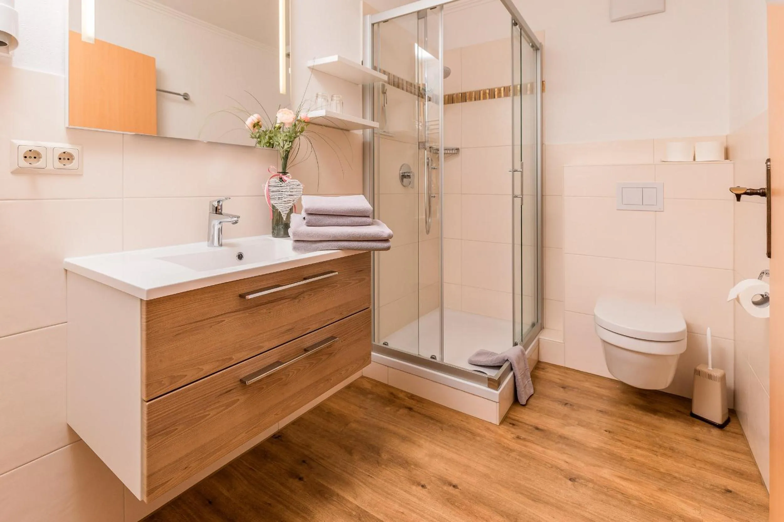 Shower in Pension Silberbauer