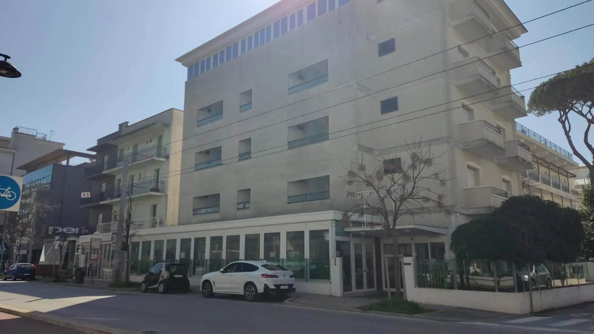 Property building in Hotel Moresco Riccione - Piscina Beach Village
