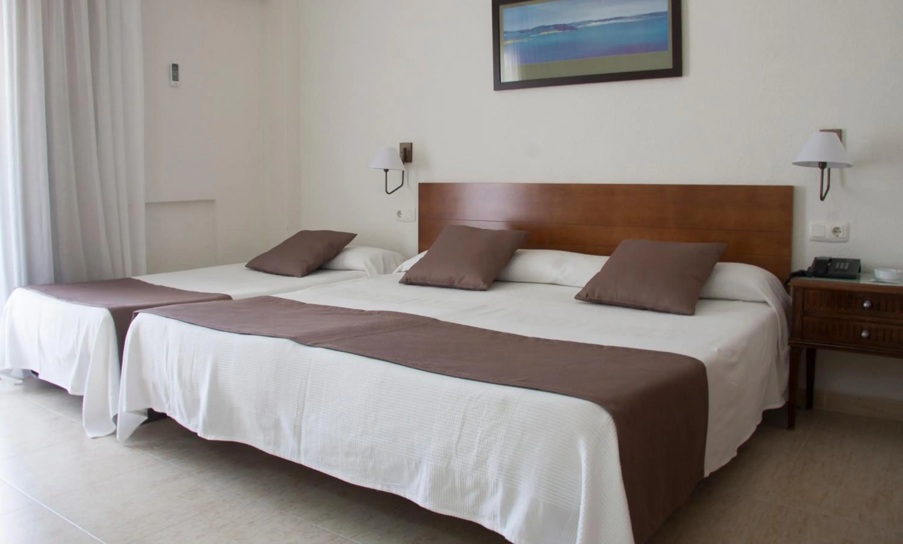 Decorative detail, Bed in Hotel Sicania