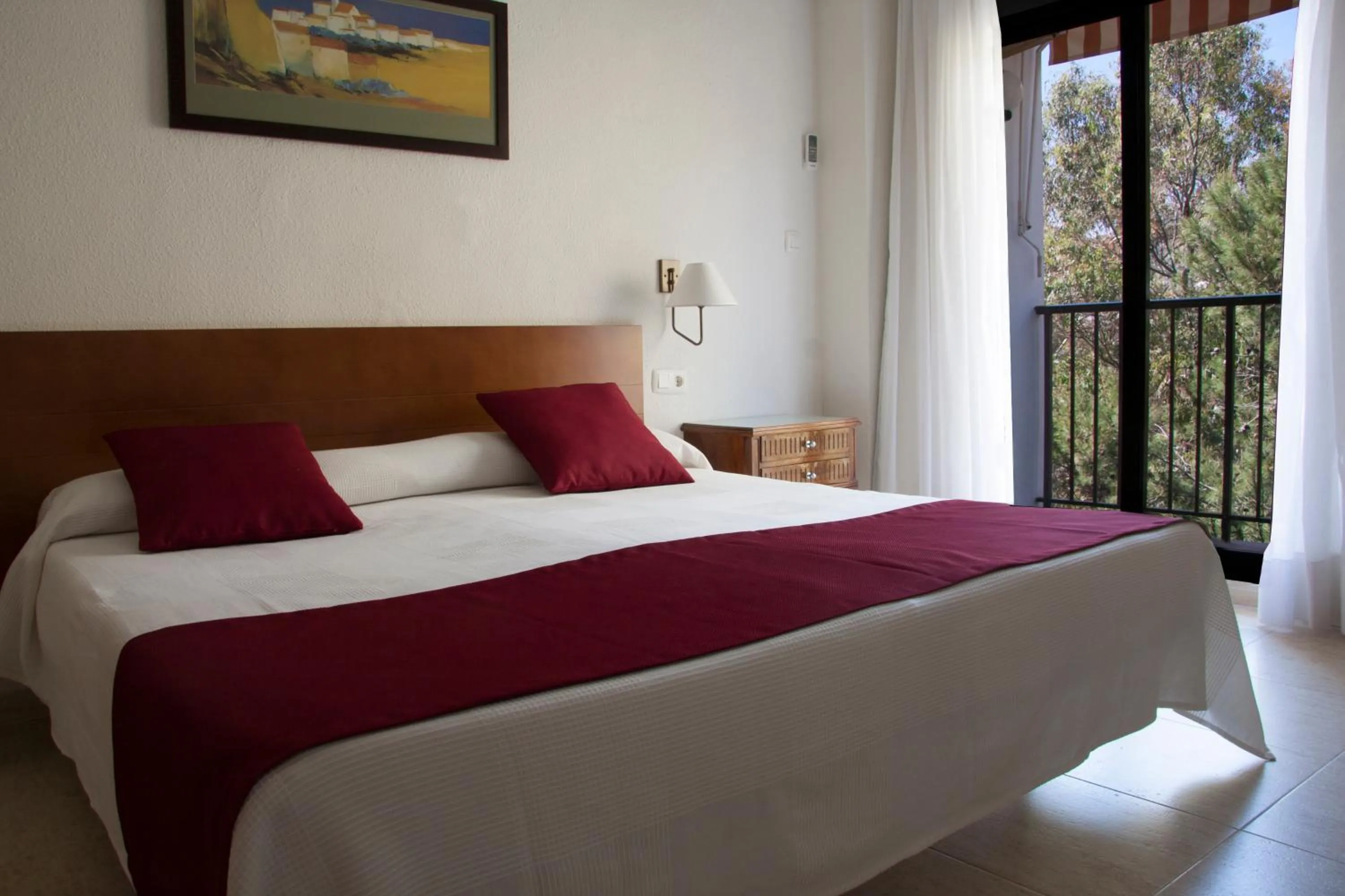 Decorative detail, Bed in Hotel Sicania