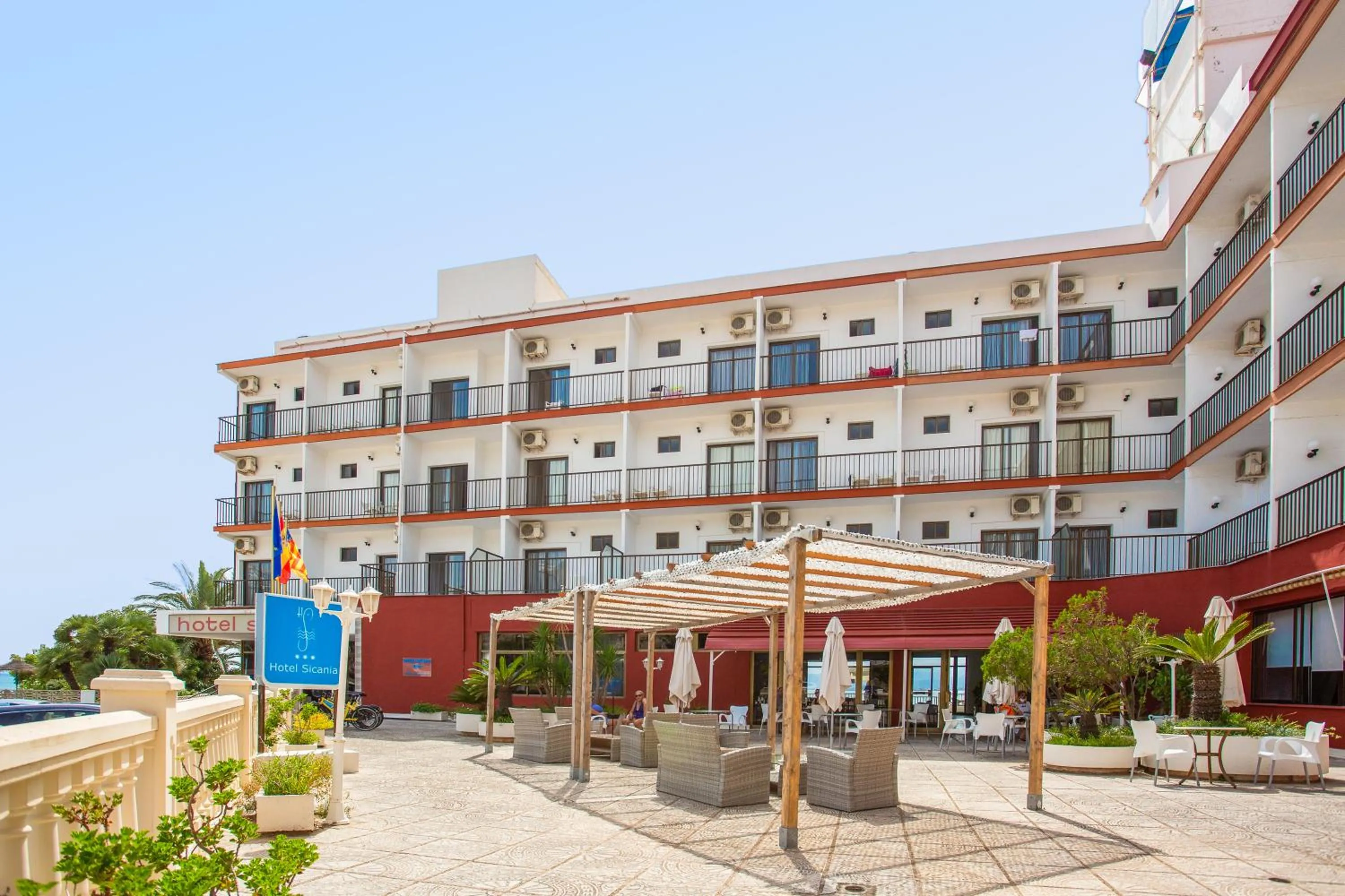 Property building in Hotel Sicania