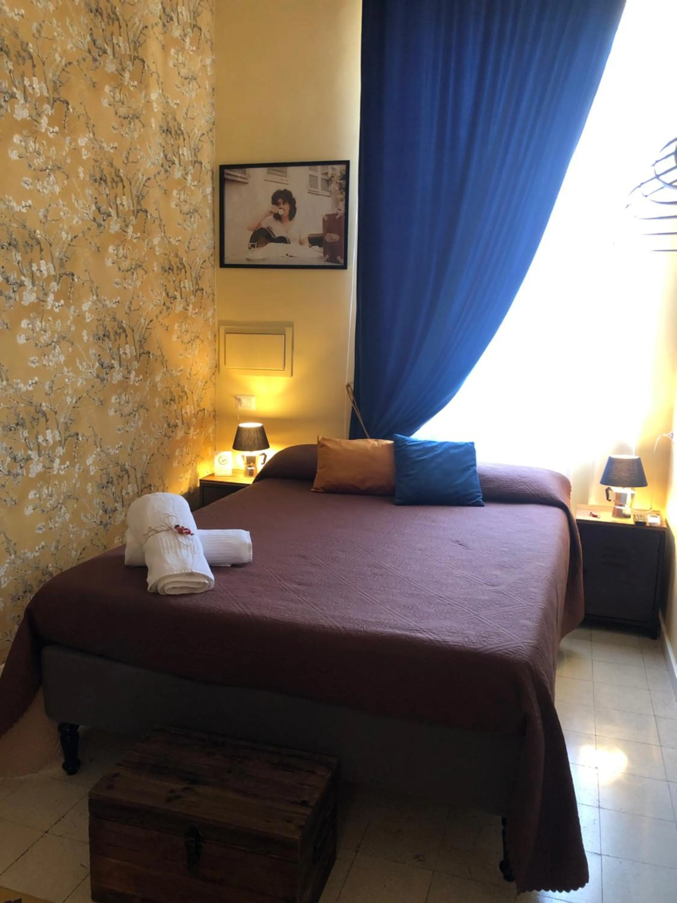 Bedroom, Bed in aroma - Neapolitan BnB
