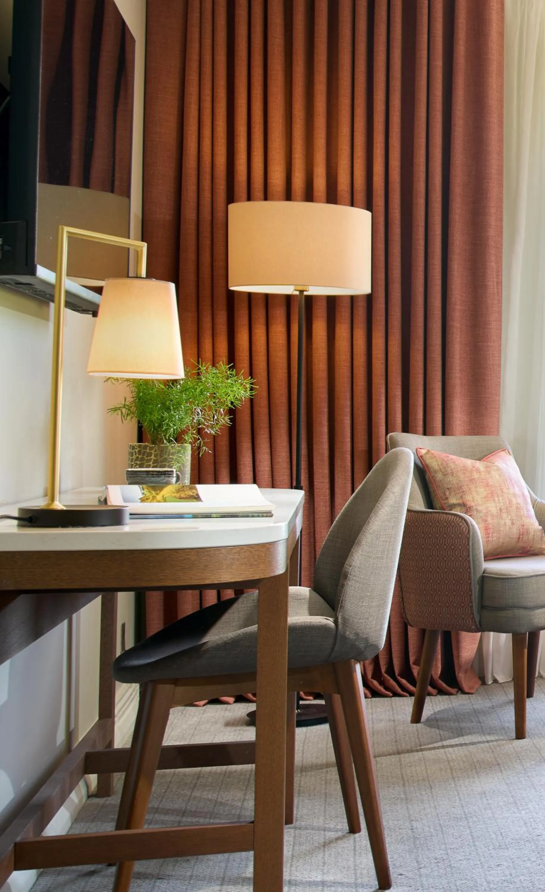 Seating area in Tulfarris Hotel and Golf Resort