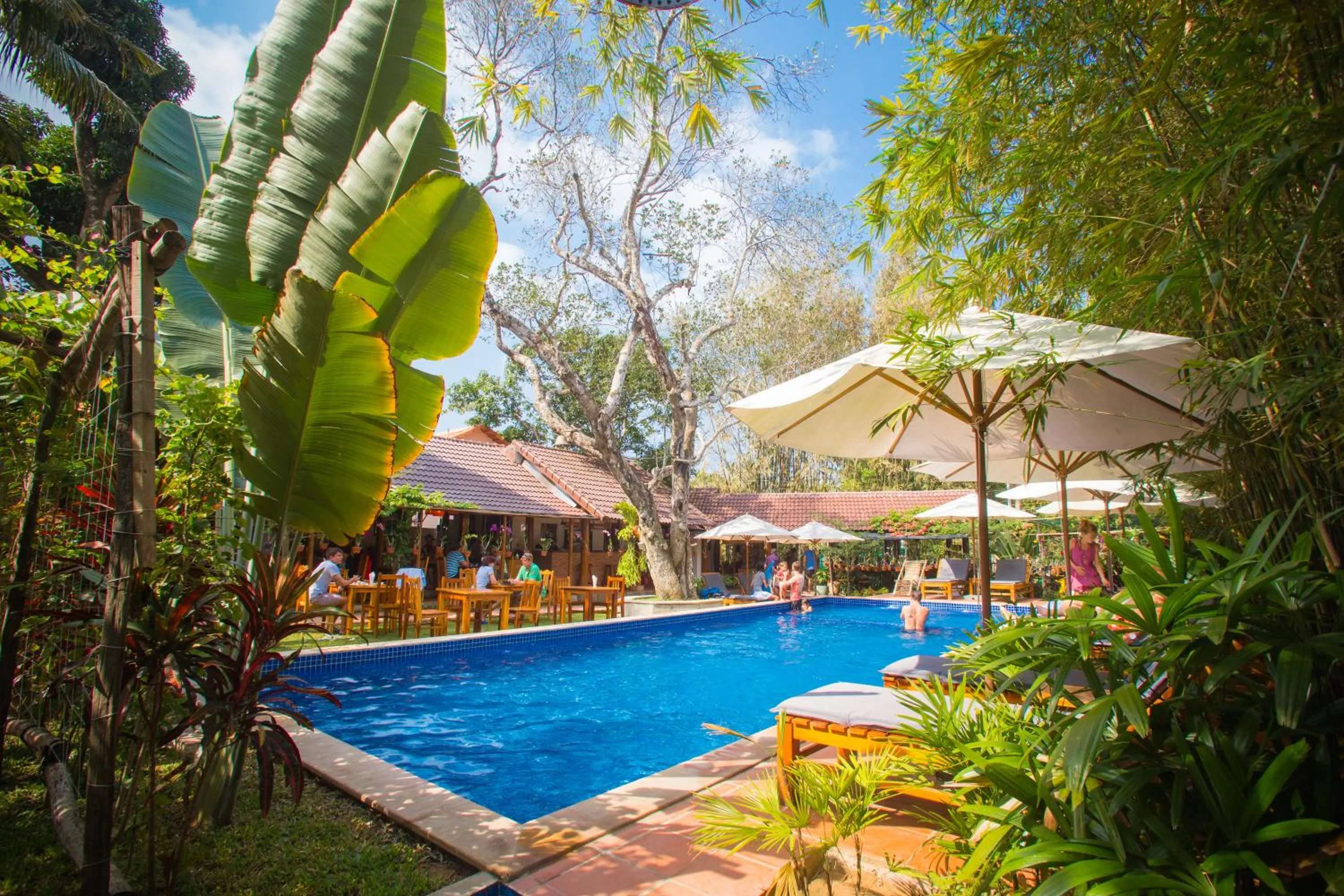 Swimming pool in La Mer Resort, Phú Quốc
