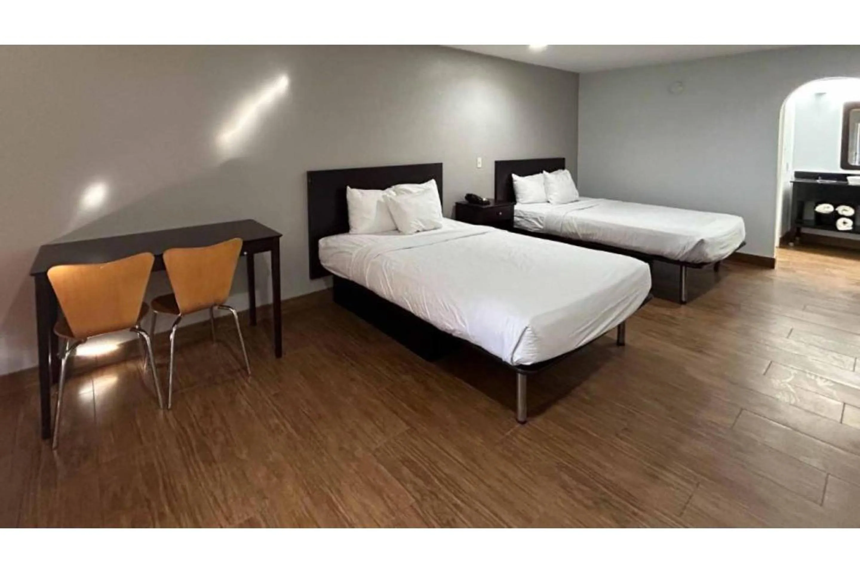 Bed in Motel 6 Denham Springs, LA