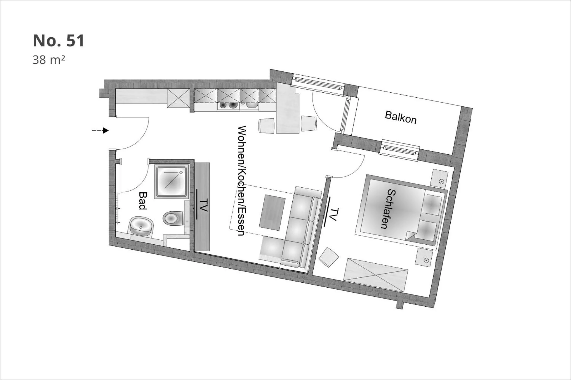Floor plan in Min Hüsung by Rujana