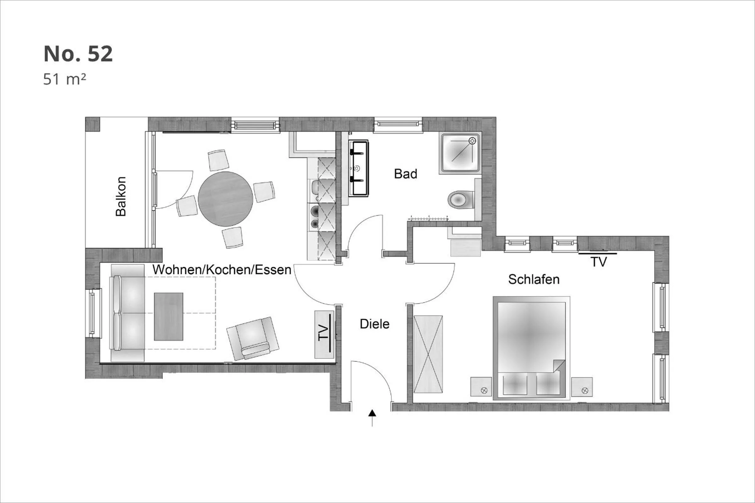 Photo of the whole room in Min Hüsung by Rujana