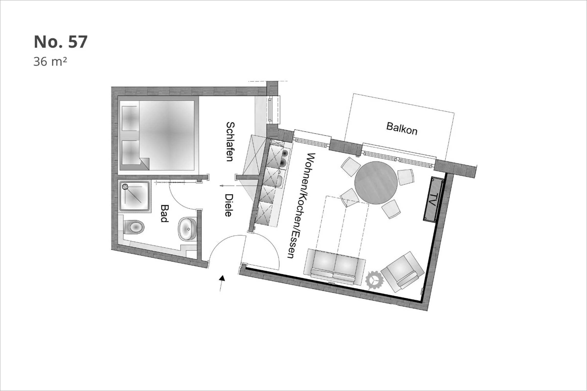 Photo of the whole room in Min Hüsung by Rujana