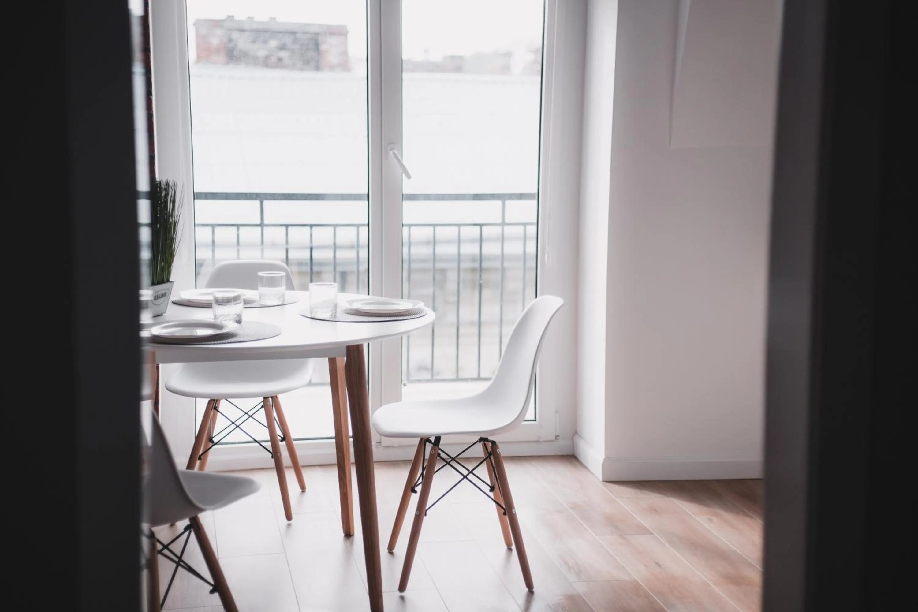 Dining area in Kostjukowski Apartments Lychakivska 70a