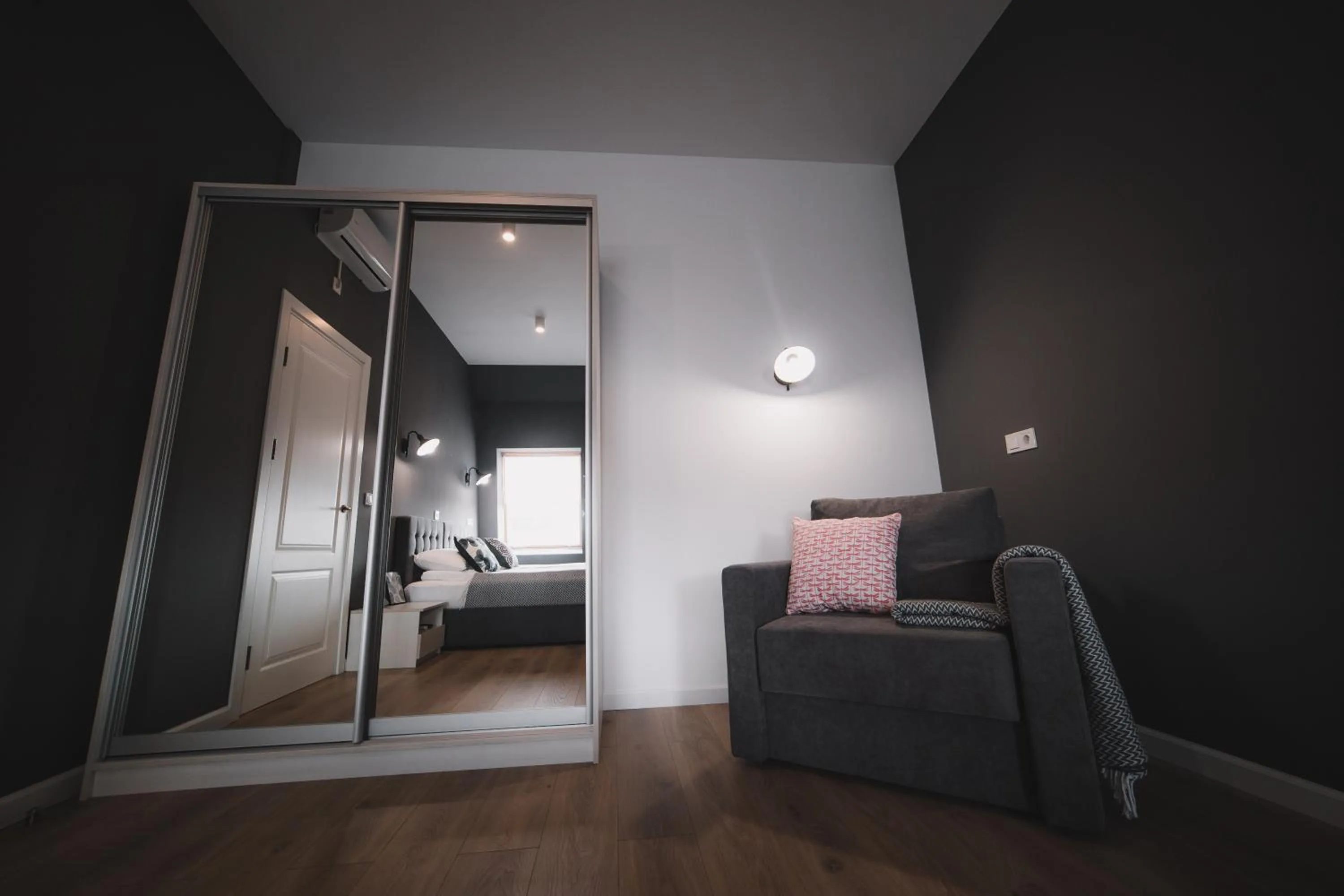 Seating area in Kostjukowski Apartments Lychakivska 70a