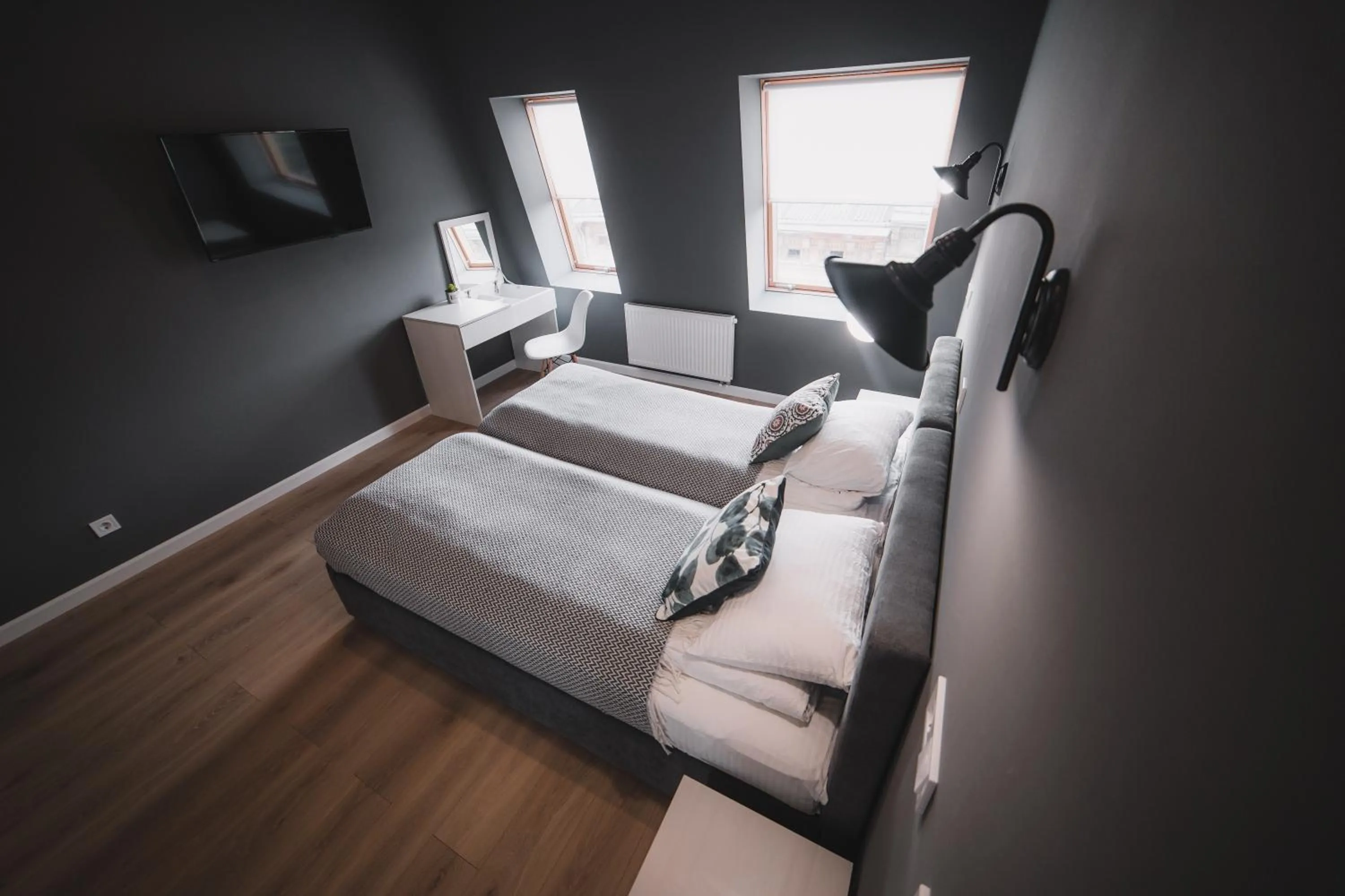 Bed in Kostjukowski Apartments Lychakivska 70a