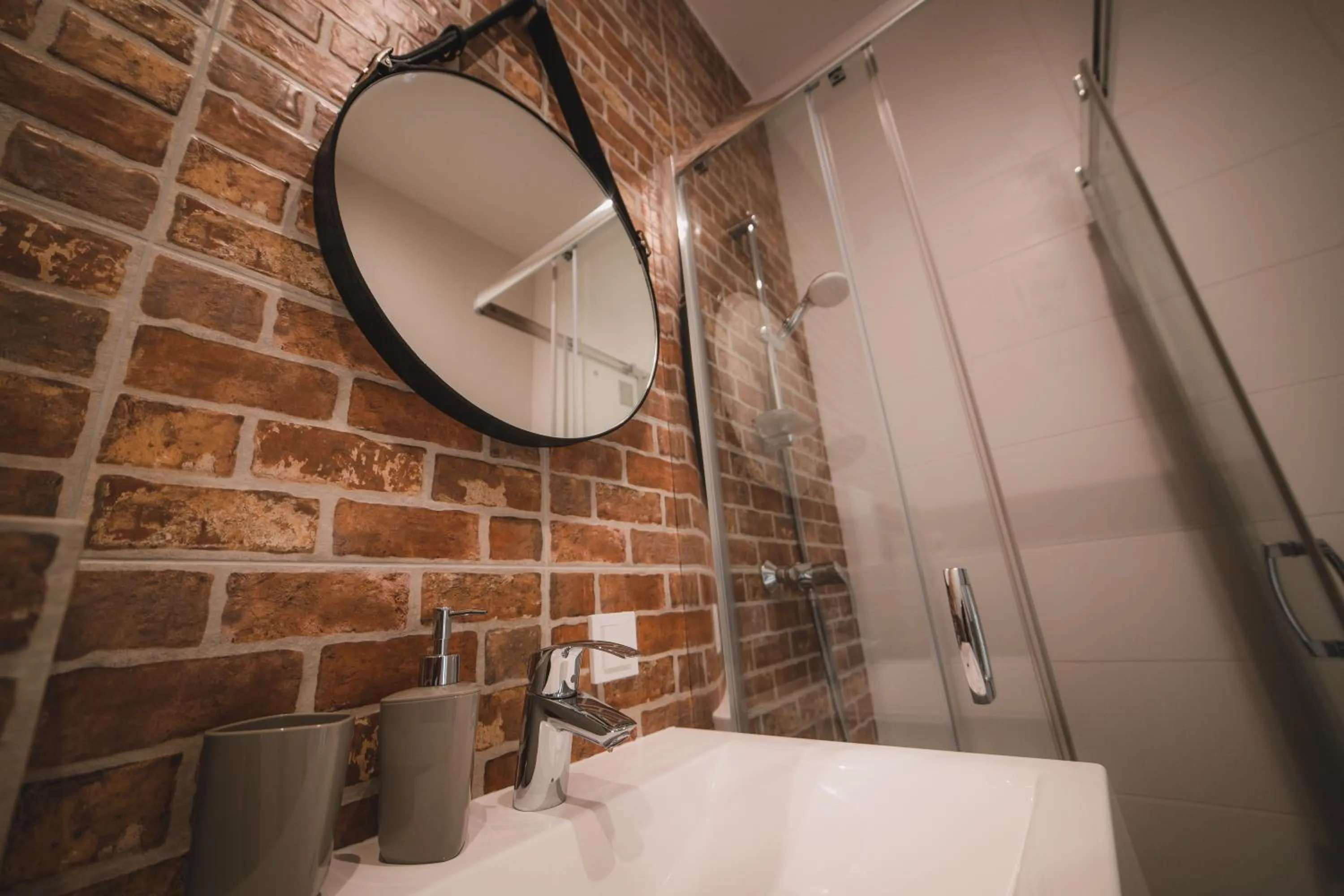 Bathroom in Kostjukowski Apartments Lychakivska 70a