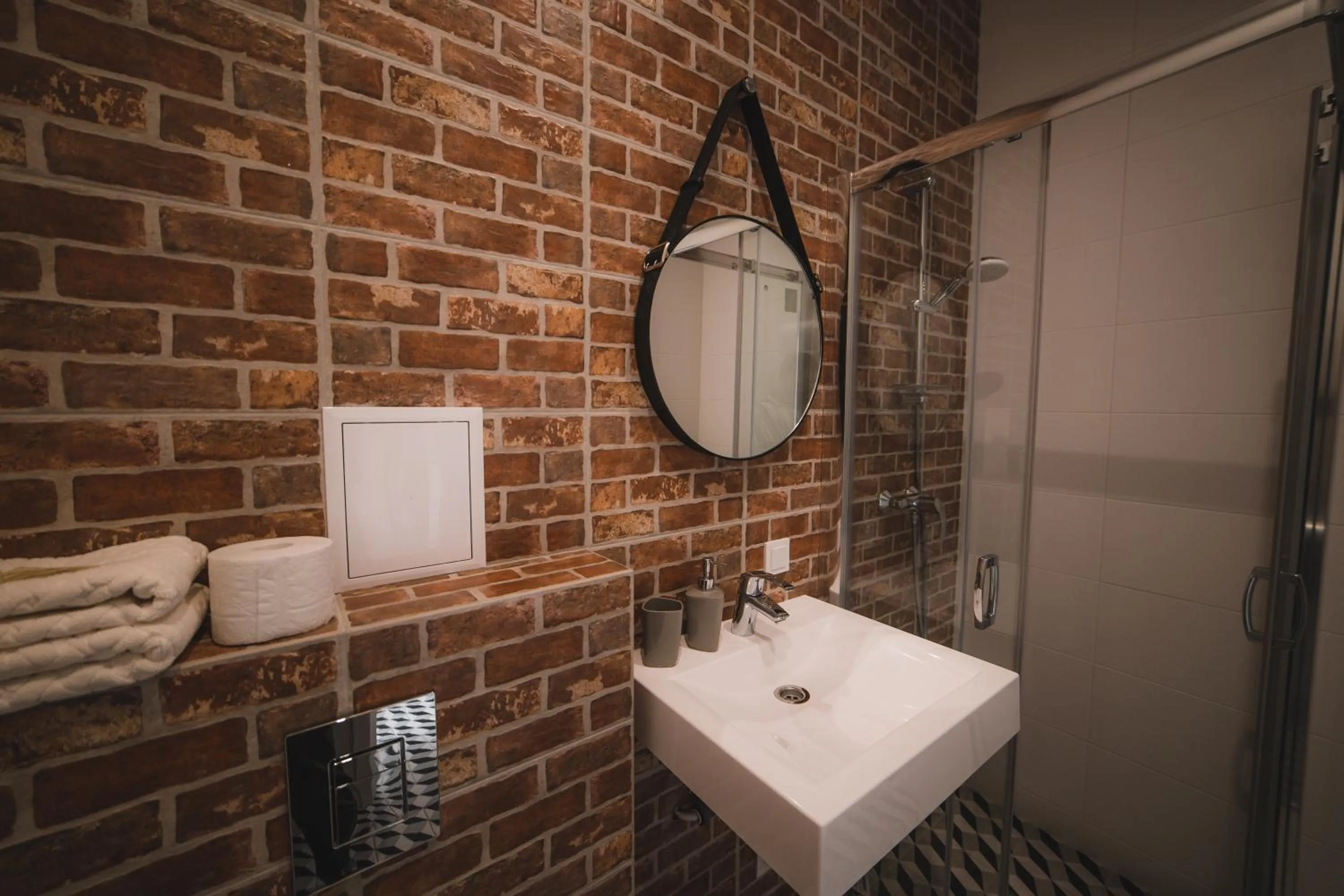 Bathroom in Kostjukowski Apartments Lychakivska 70a