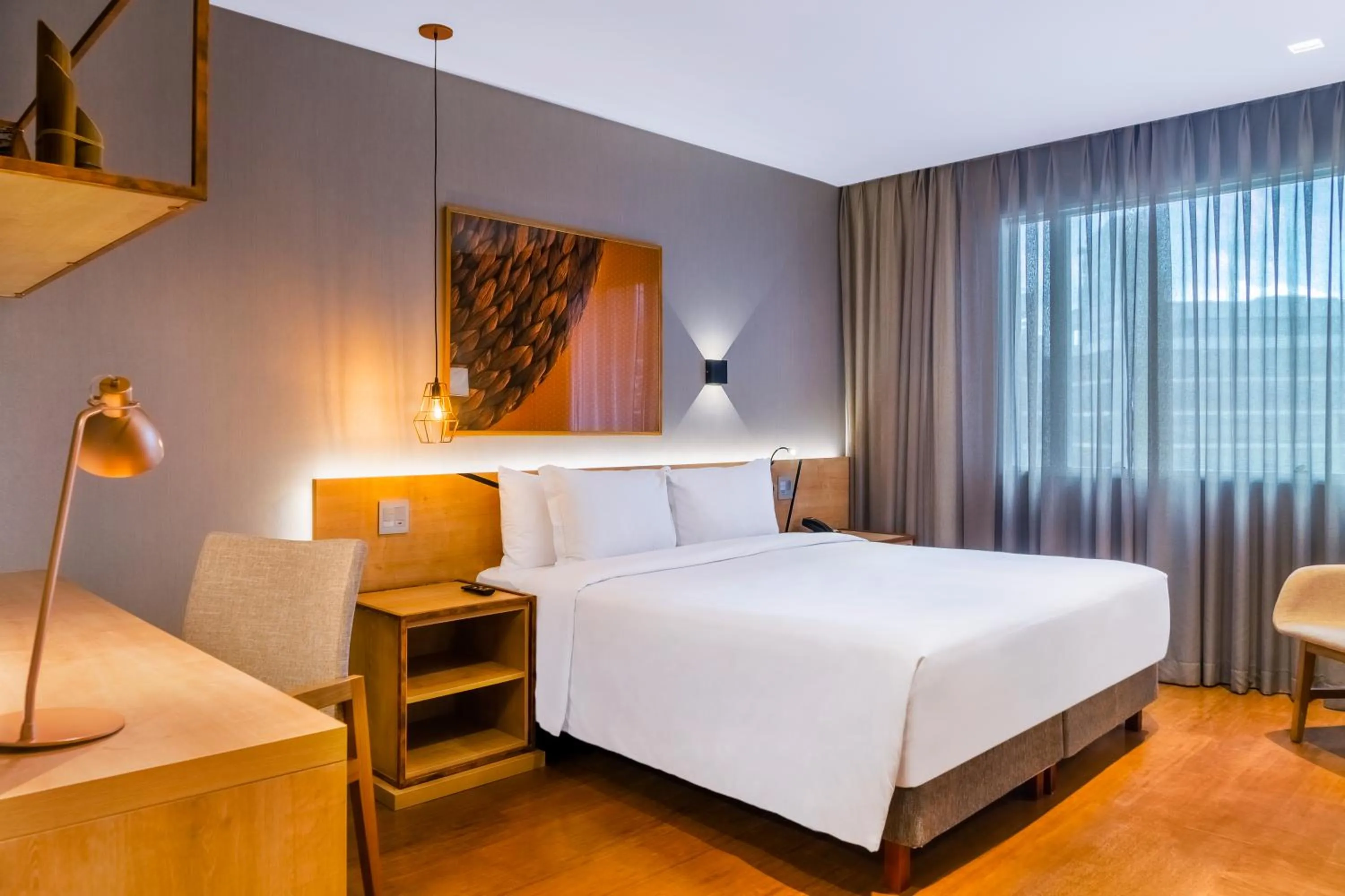 Photo of the whole room, Bed in Grand Mercure Sao Paulo Vila Olimpia