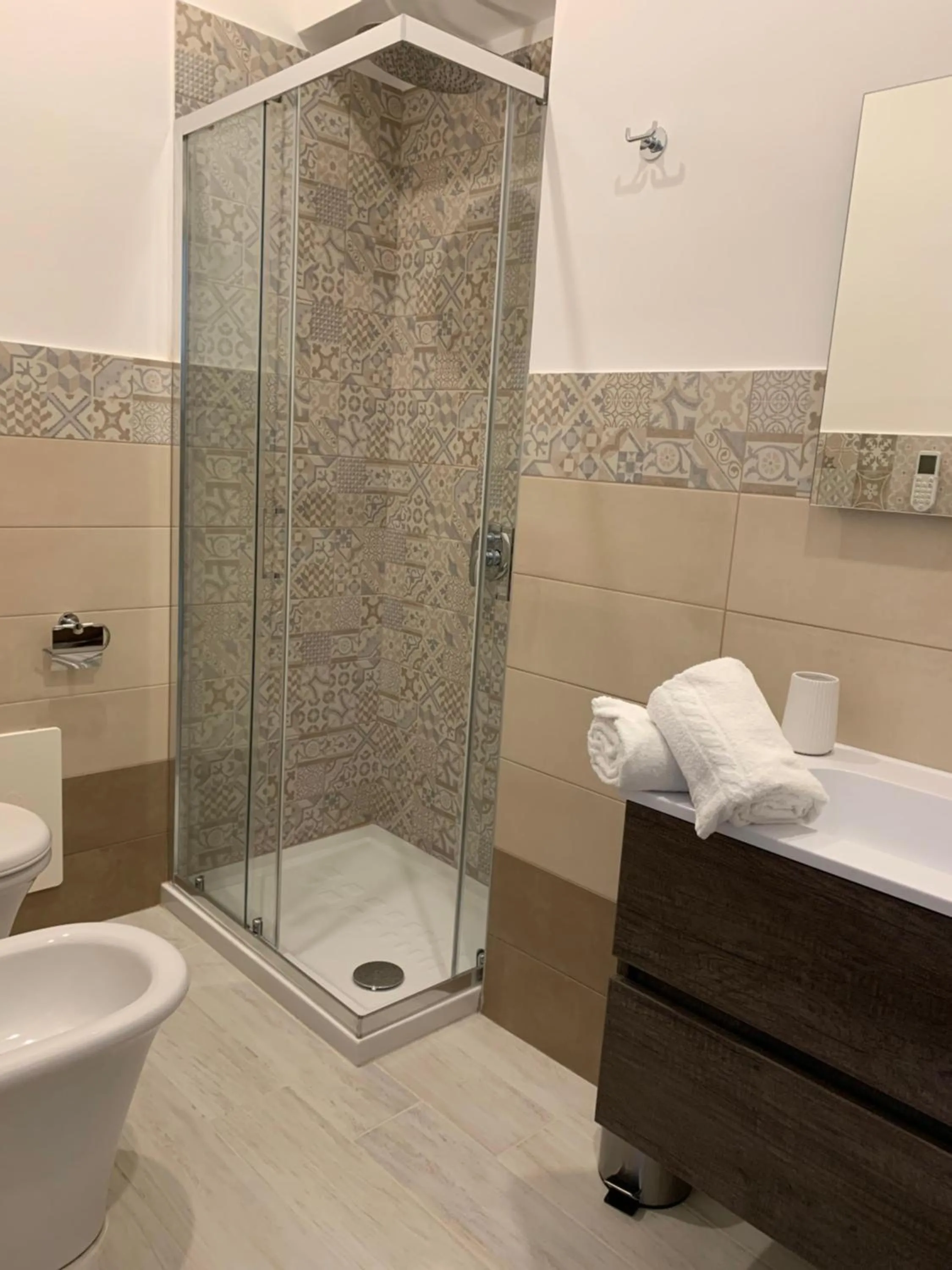 Shower in B&B Il Crepuscolo - Pompei