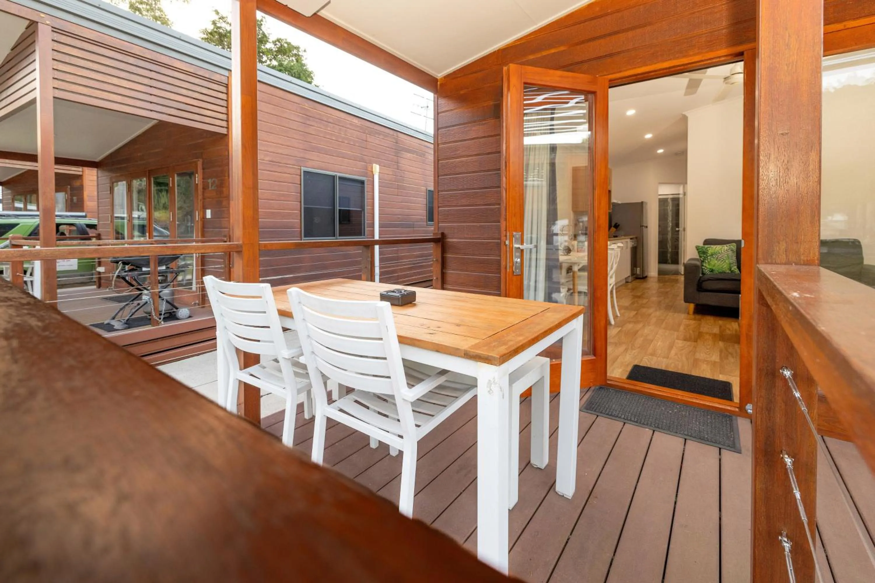 Balcony/Terrace in BIG4 Whitsunday Islands Holiday Park