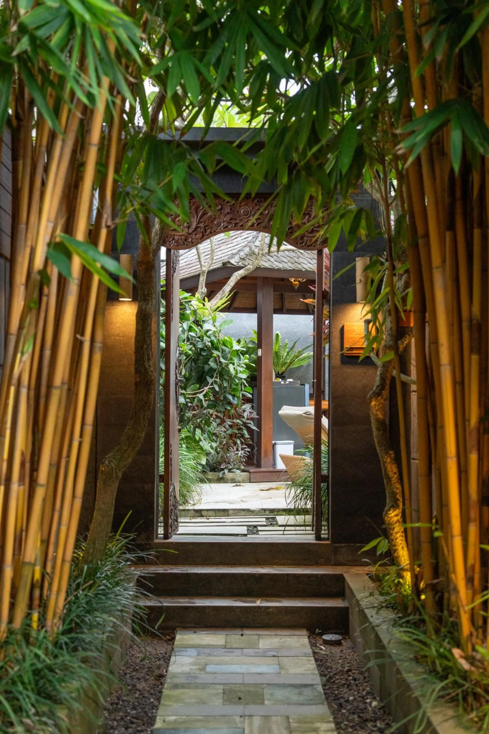 Garden in La Paradis Villa