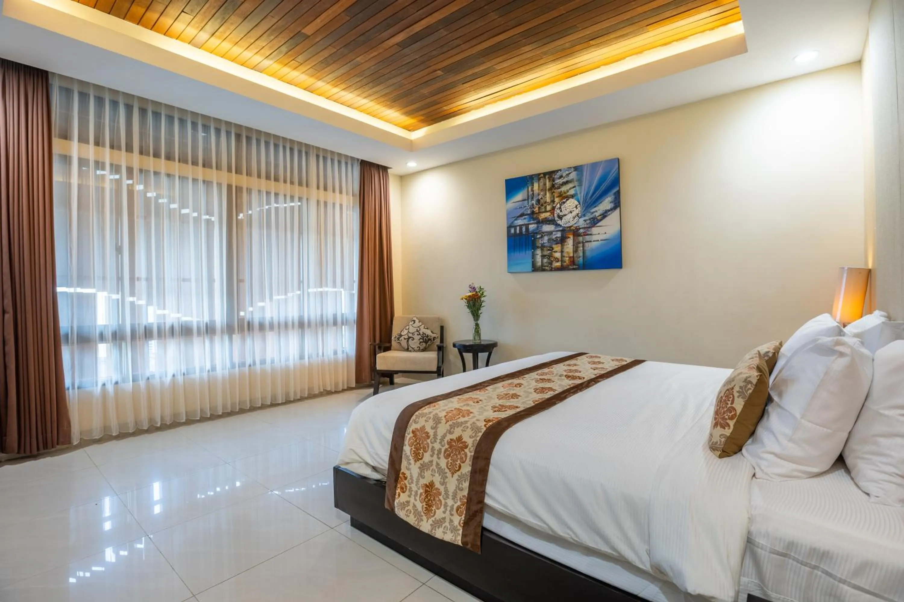 Bed in La Paradis Villa