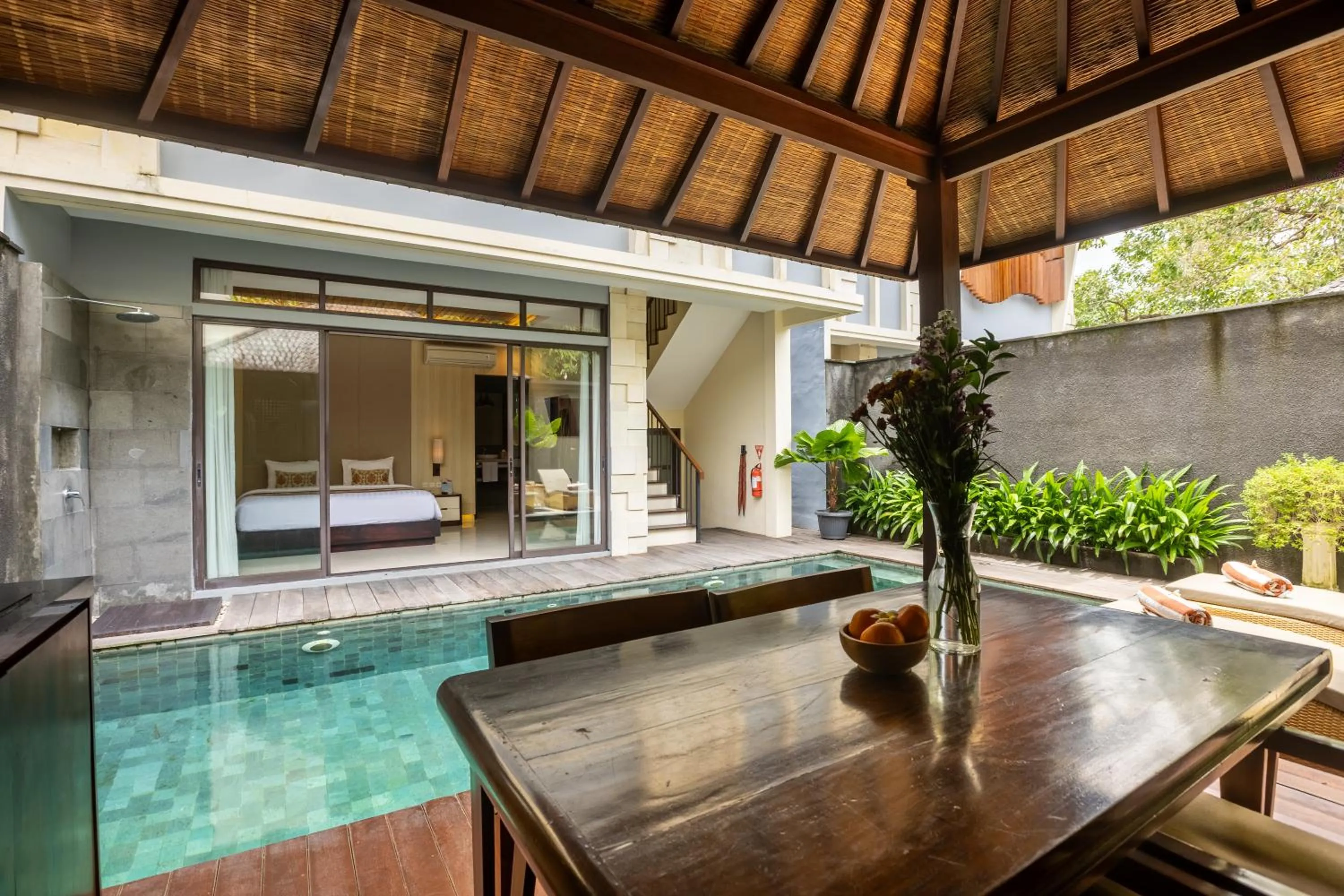 Dining area in La Paradis Villa