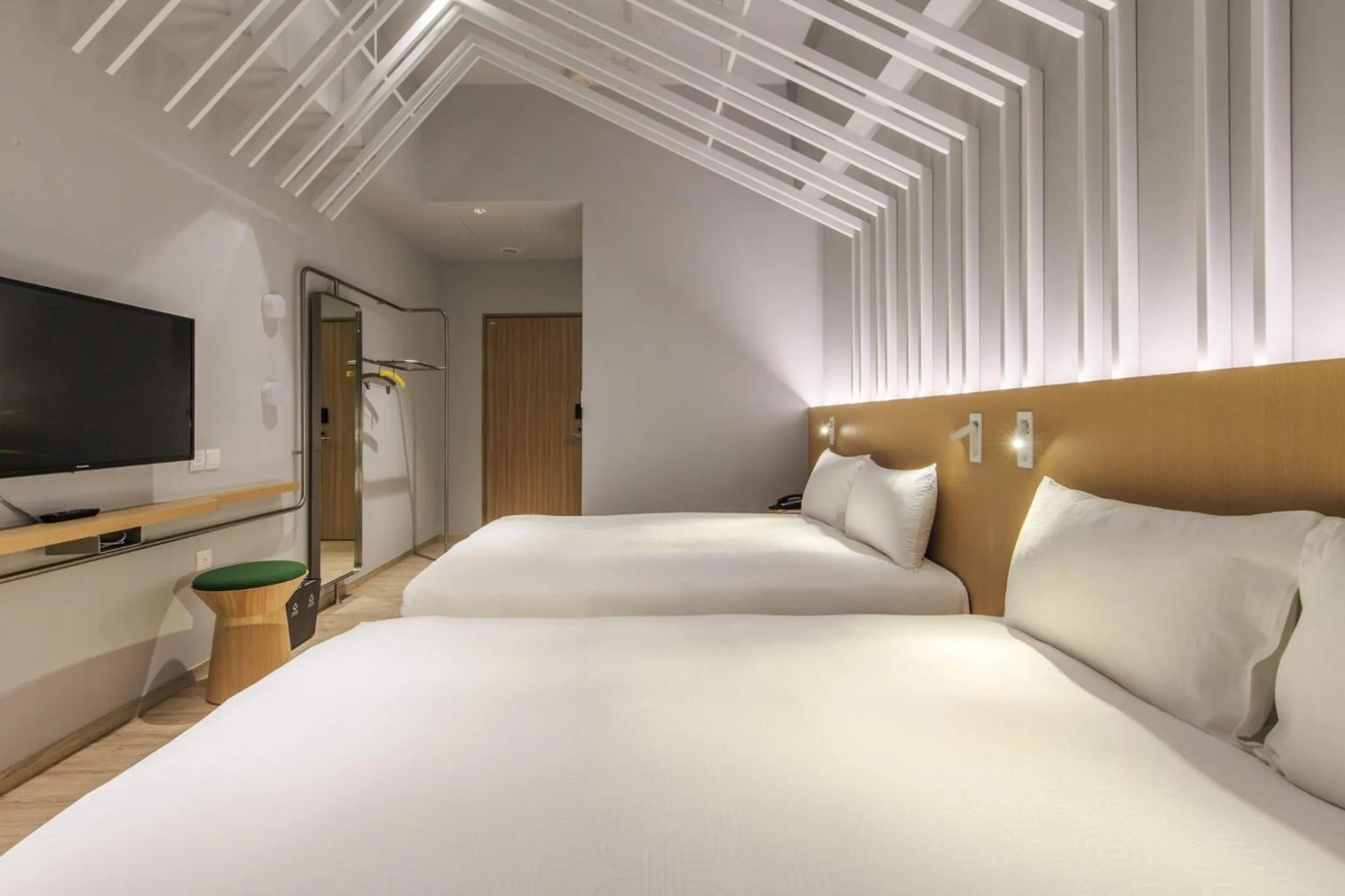 Bed in HOTEL PIN Jiaoxi