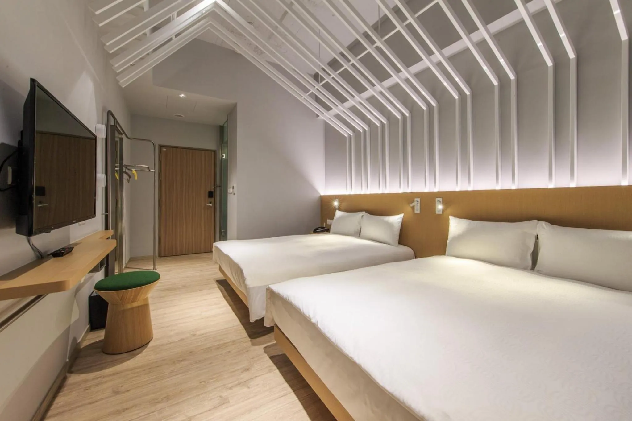 Bed in HOTEL PIN Jiaoxi