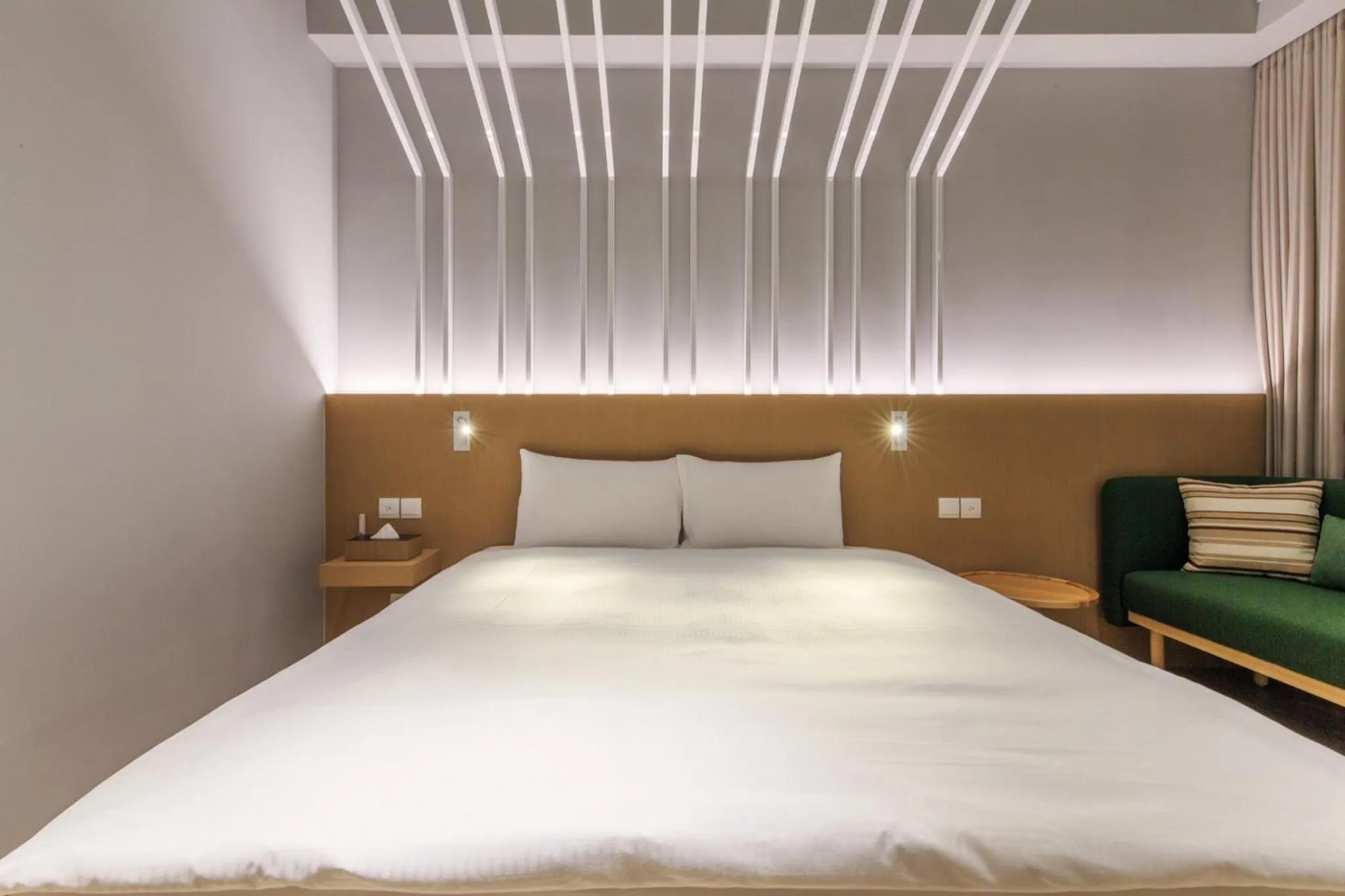 Bed in HOTEL PIN Jiaoxi