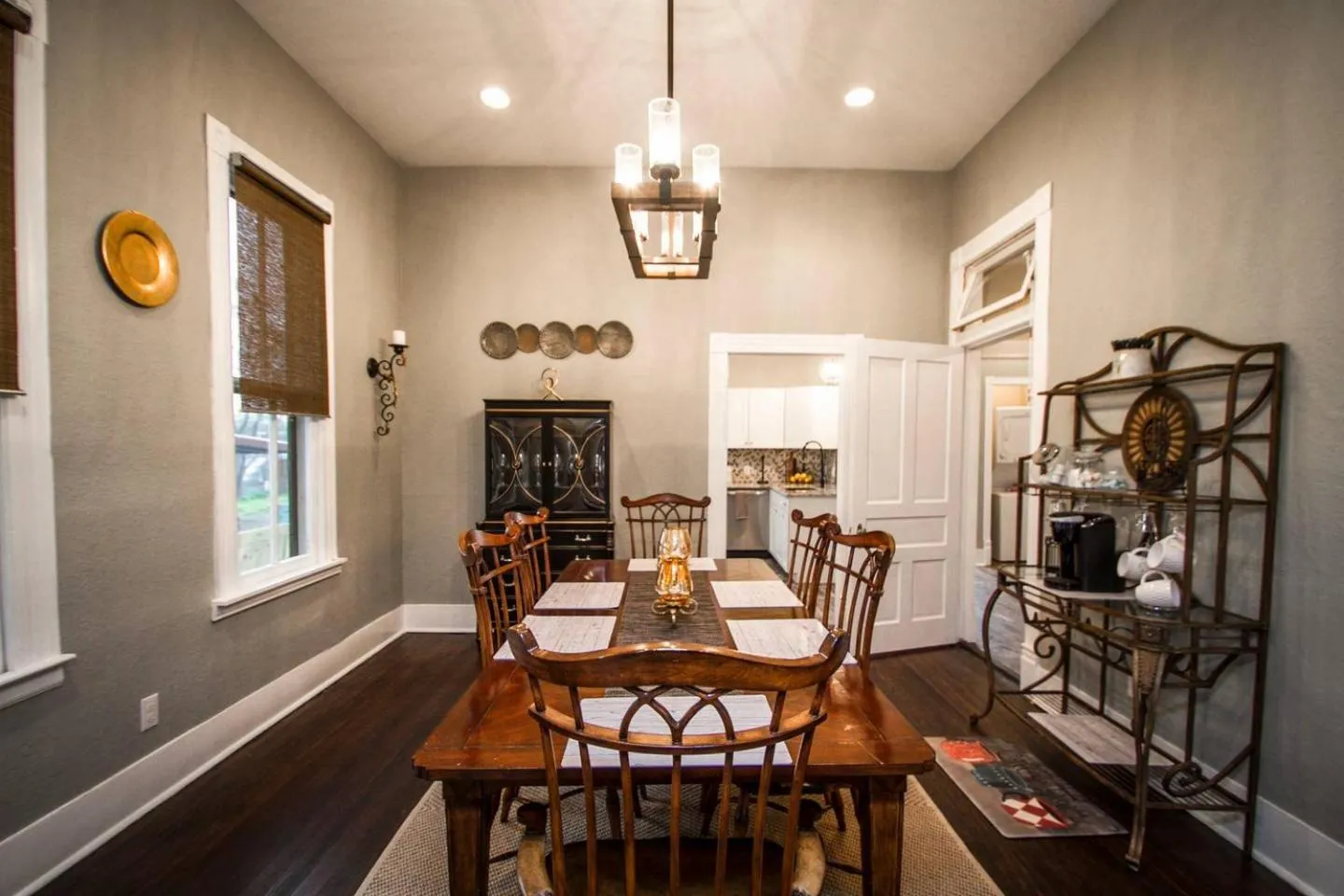 Dining area in Wyoming St Restored Historic 2BR/1BA Downtown
