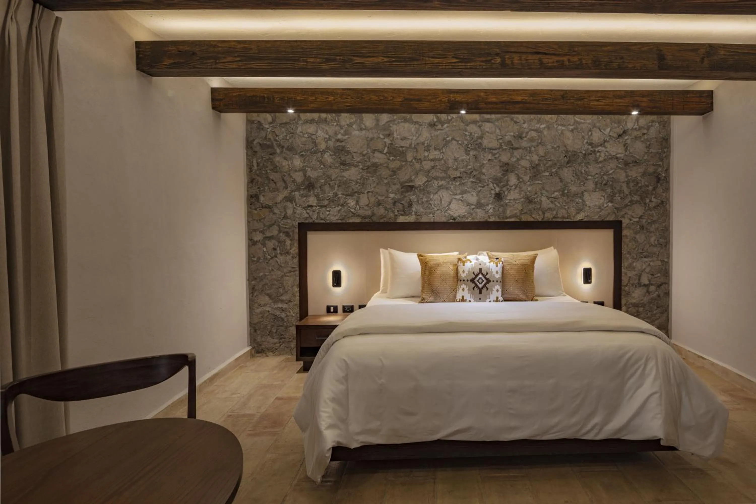 Bed in Hacienda Santo Cristo Hotel & Spa - Adults Only