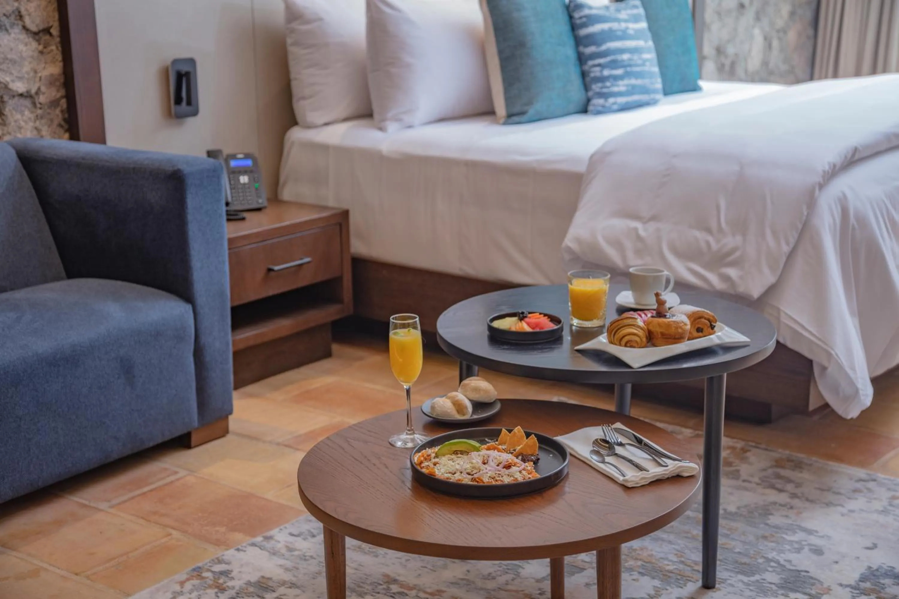 Bed in Hacienda Santo Cristo Hotel & Spa - Adults Only