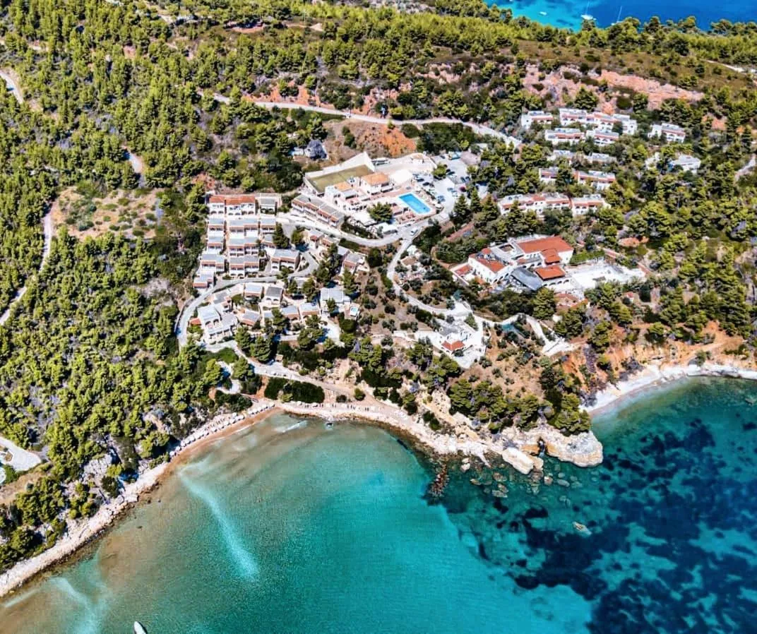 Bird's eye view in Alonissos Beach Bungalows And Suites Hotel