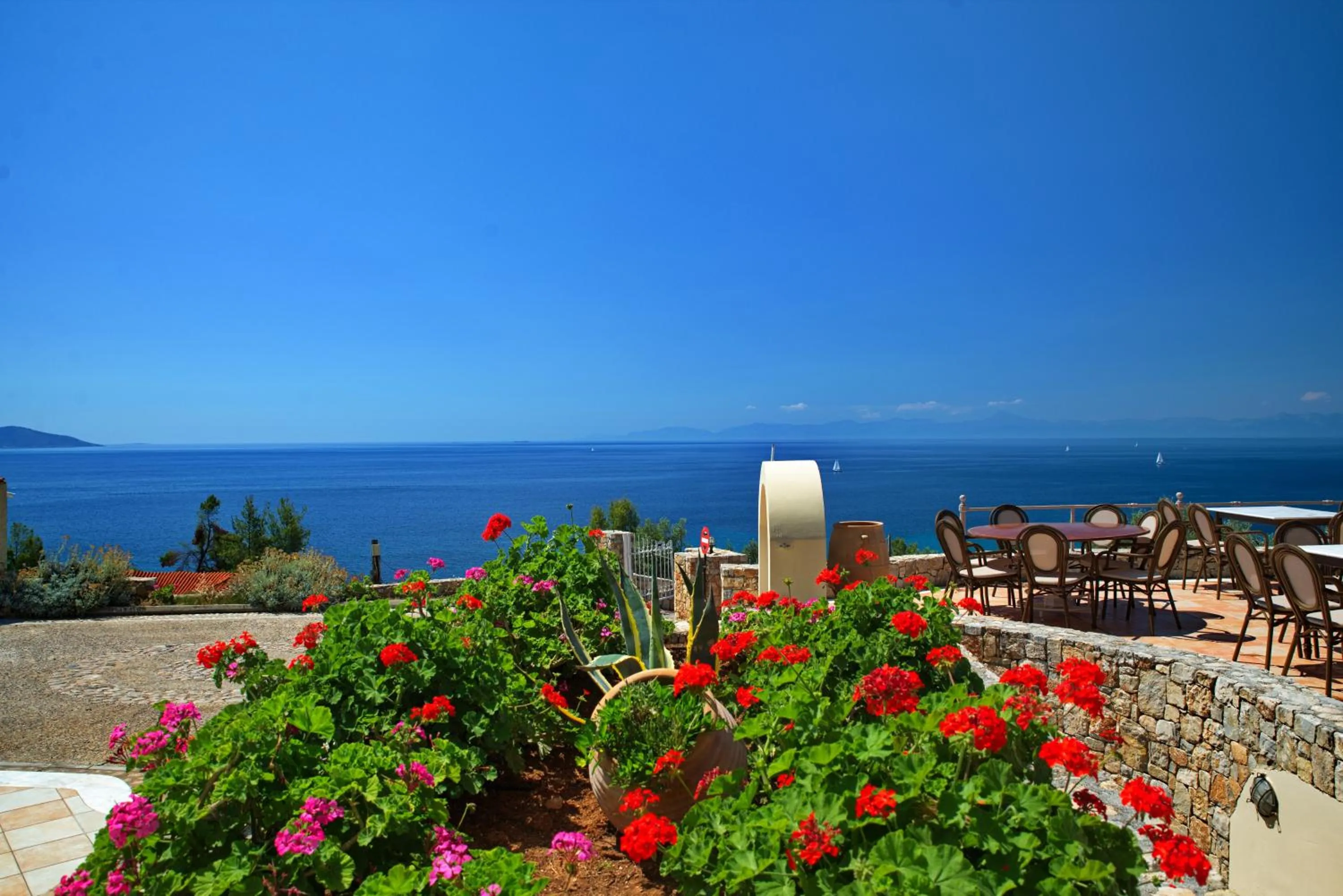 Sea view in Alonissos Beach Bungalows And Suites Hotel
