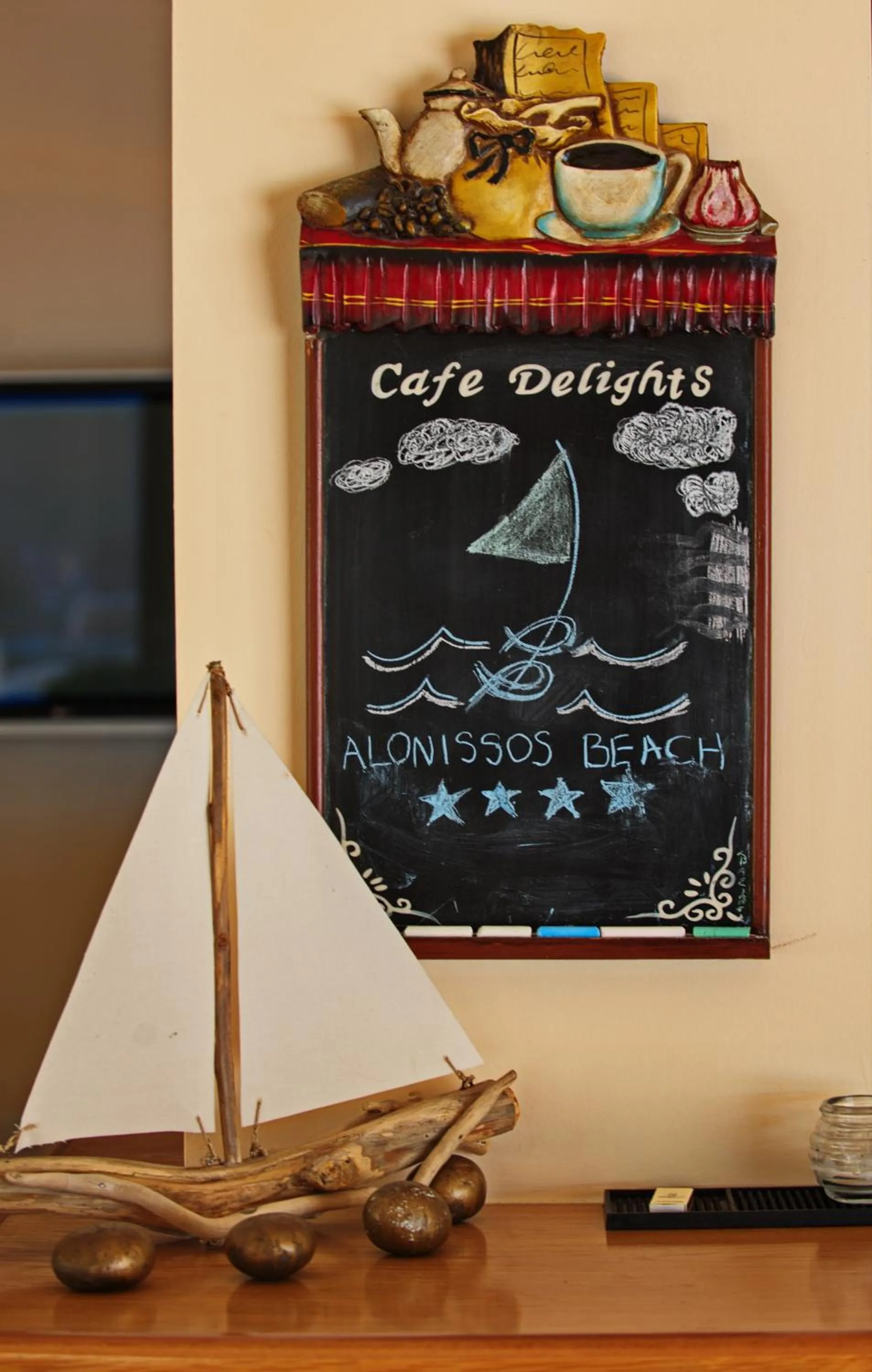 Decorative detail in Alonissos Beach Bungalows And Suites Hotel