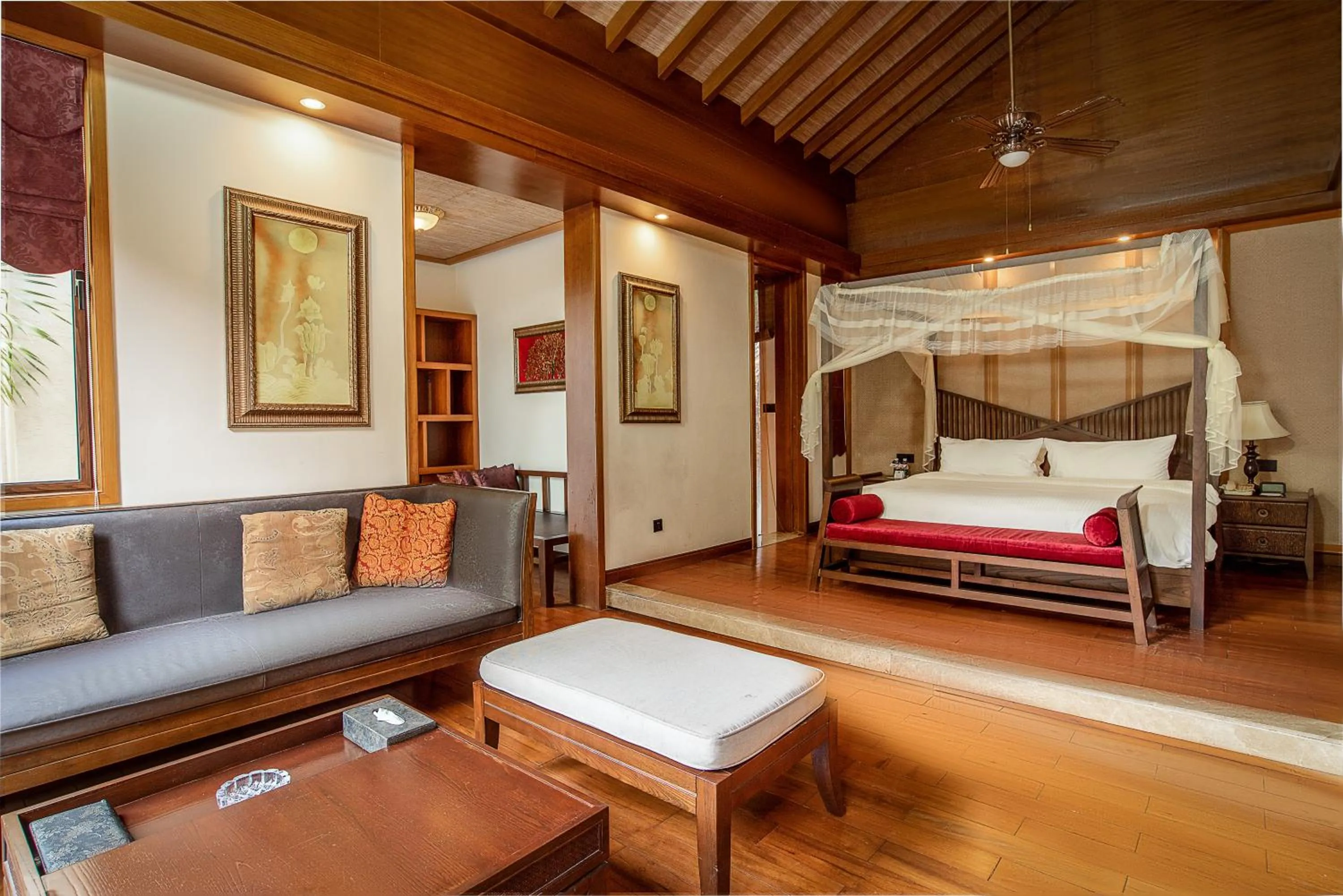 Bed in ZhongAo Hotel Shimei Bay