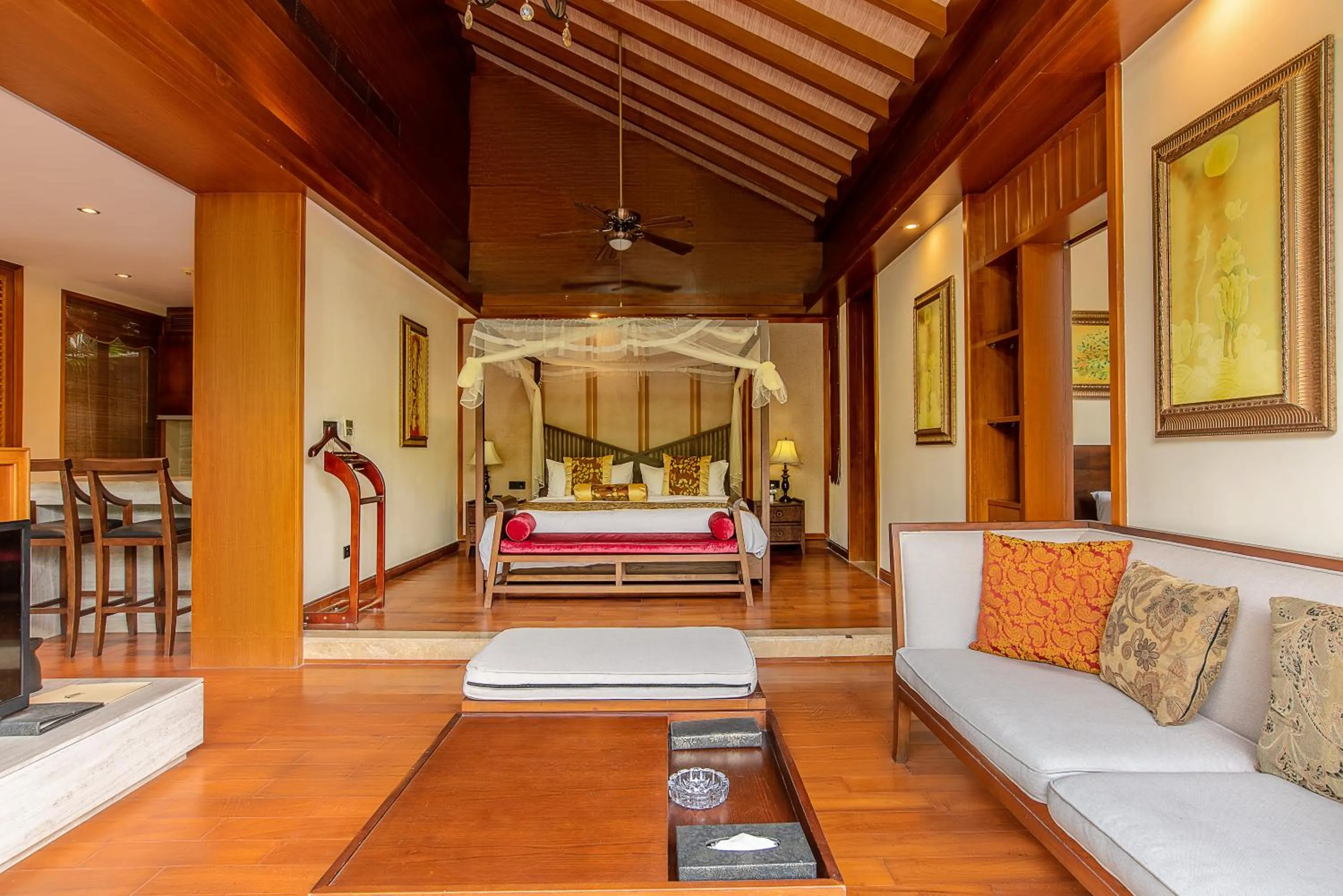 Bed in ZhongAo Hotel Shimei Bay