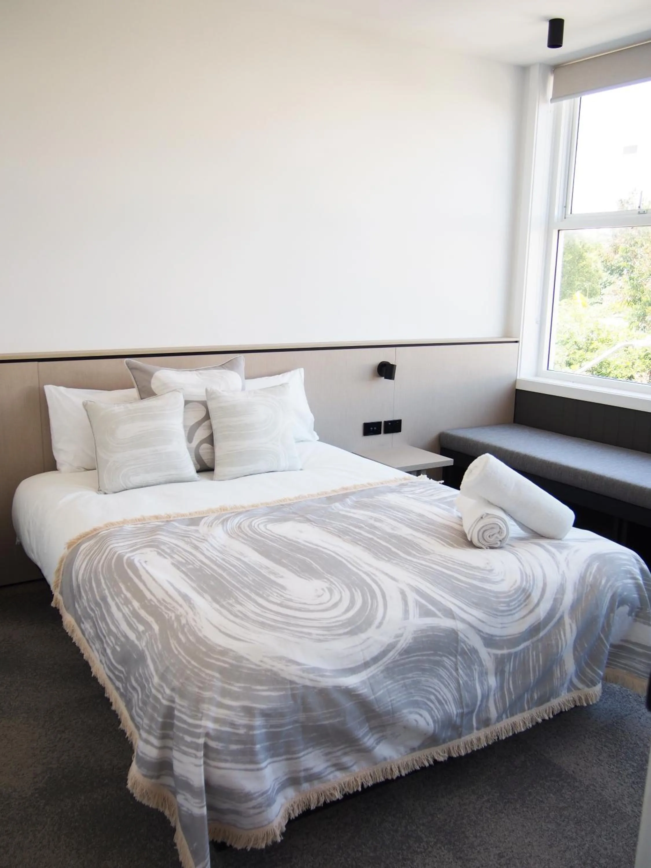 Bed in Barrys Beach Road Hotel