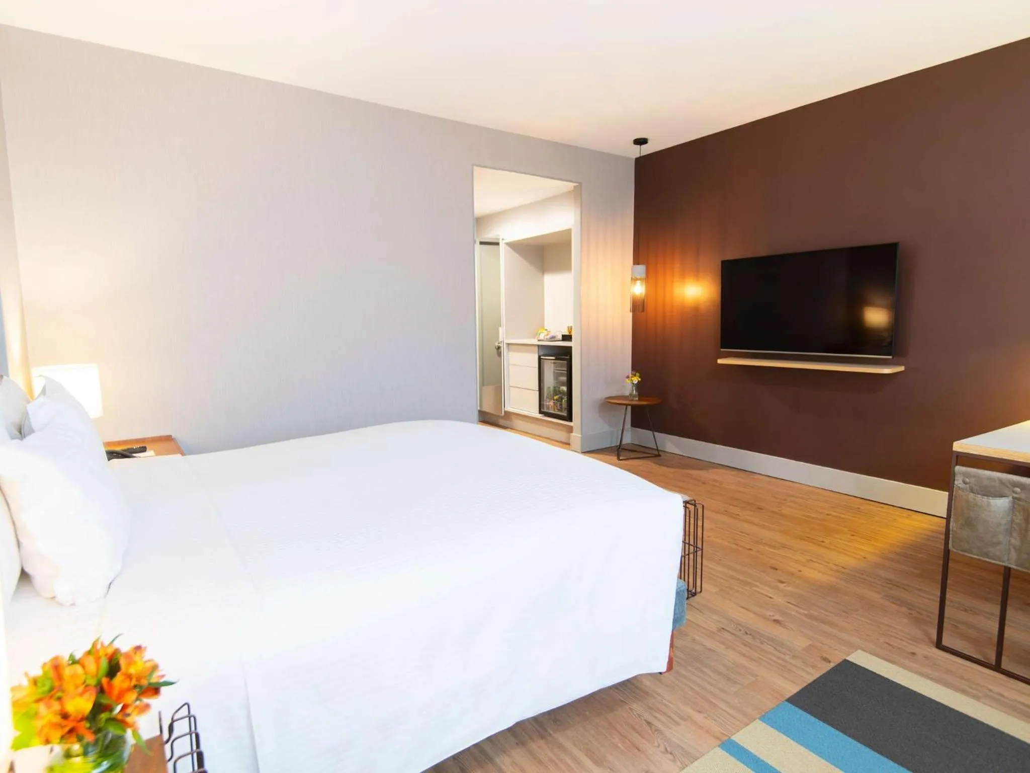 Bed in Pullman Sao Paulo Vila Olimpia