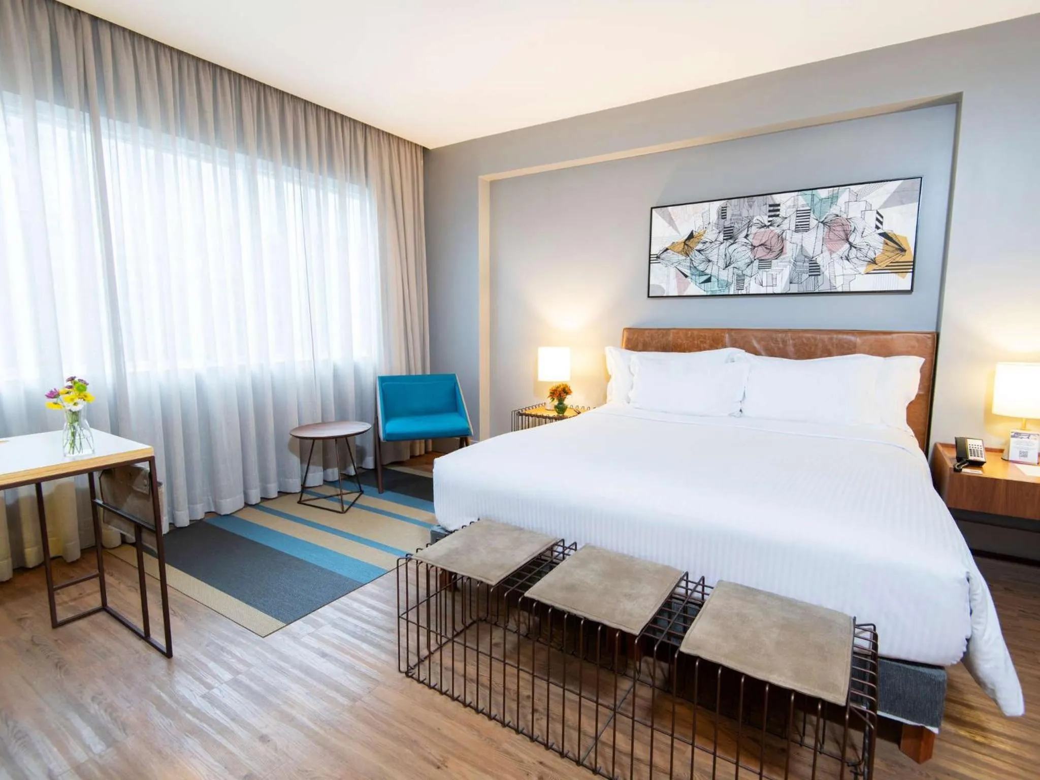 Bed in Pullman Sao Paulo Vila Olimpia