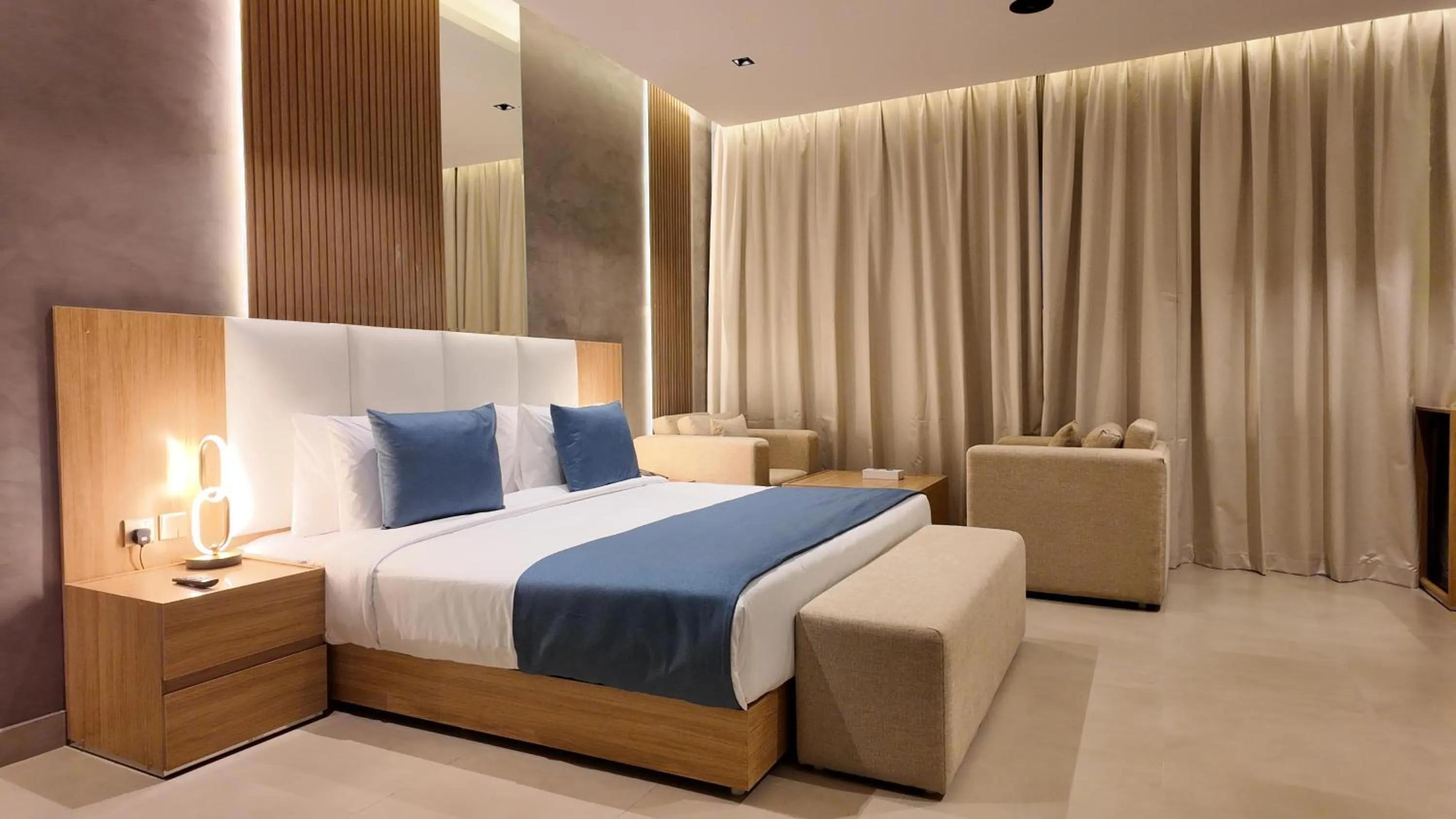 Bedroom, Bed in Palma Beach Resort & Spa