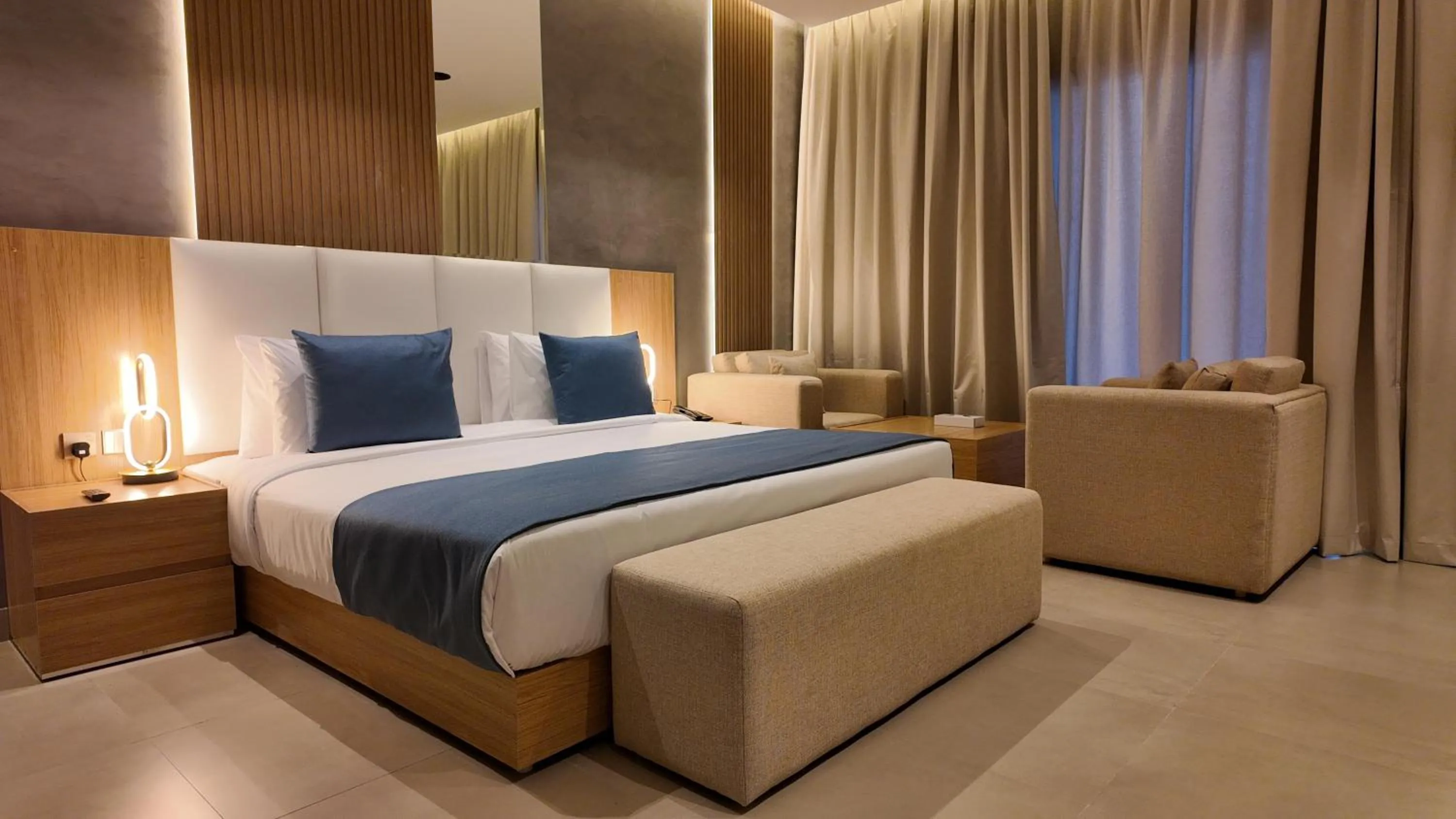 Bedroom, Bed in Palma Beach Resort & Spa