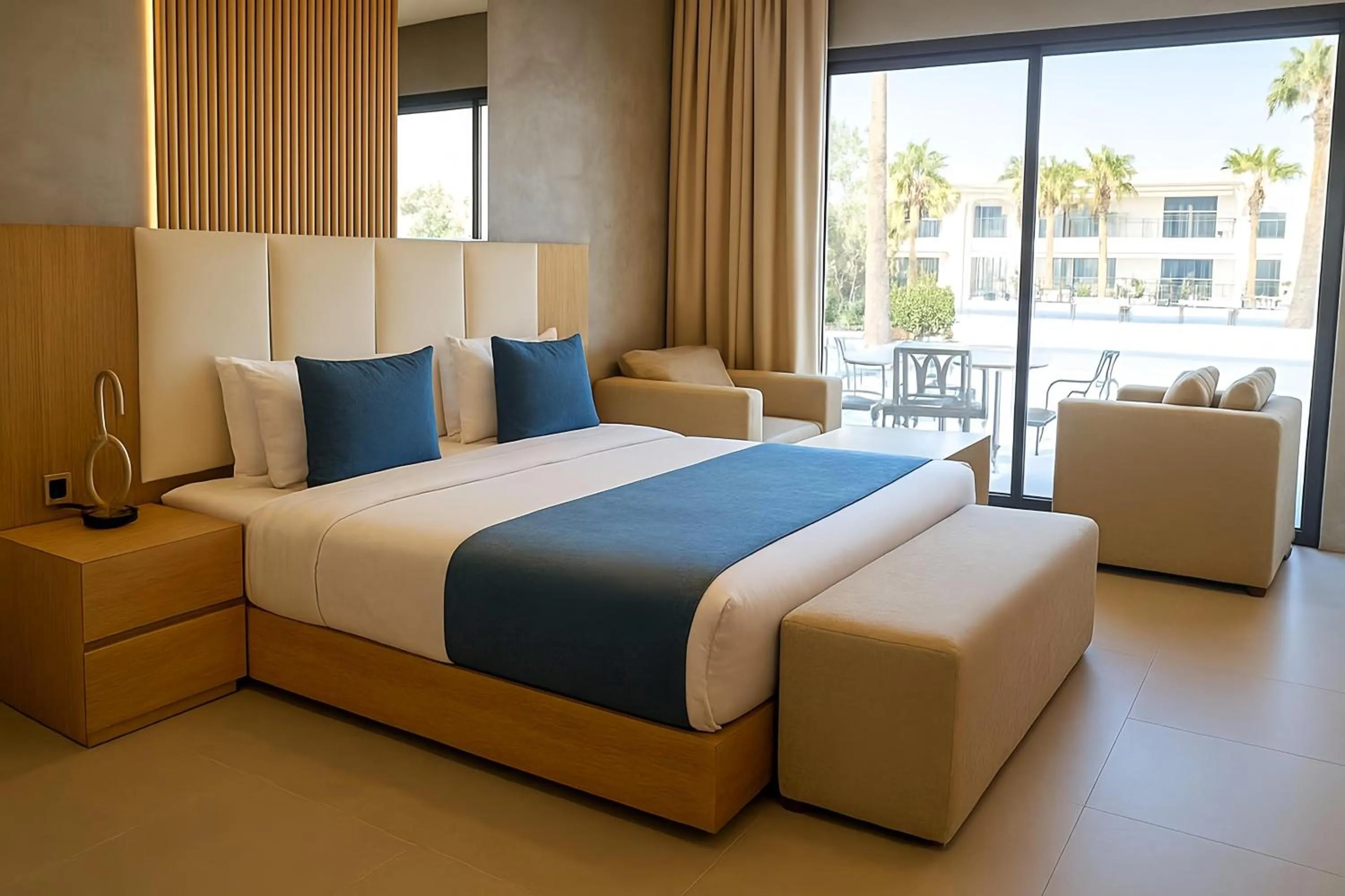 Bedroom, Bed in Palma Beach Resort & Spa