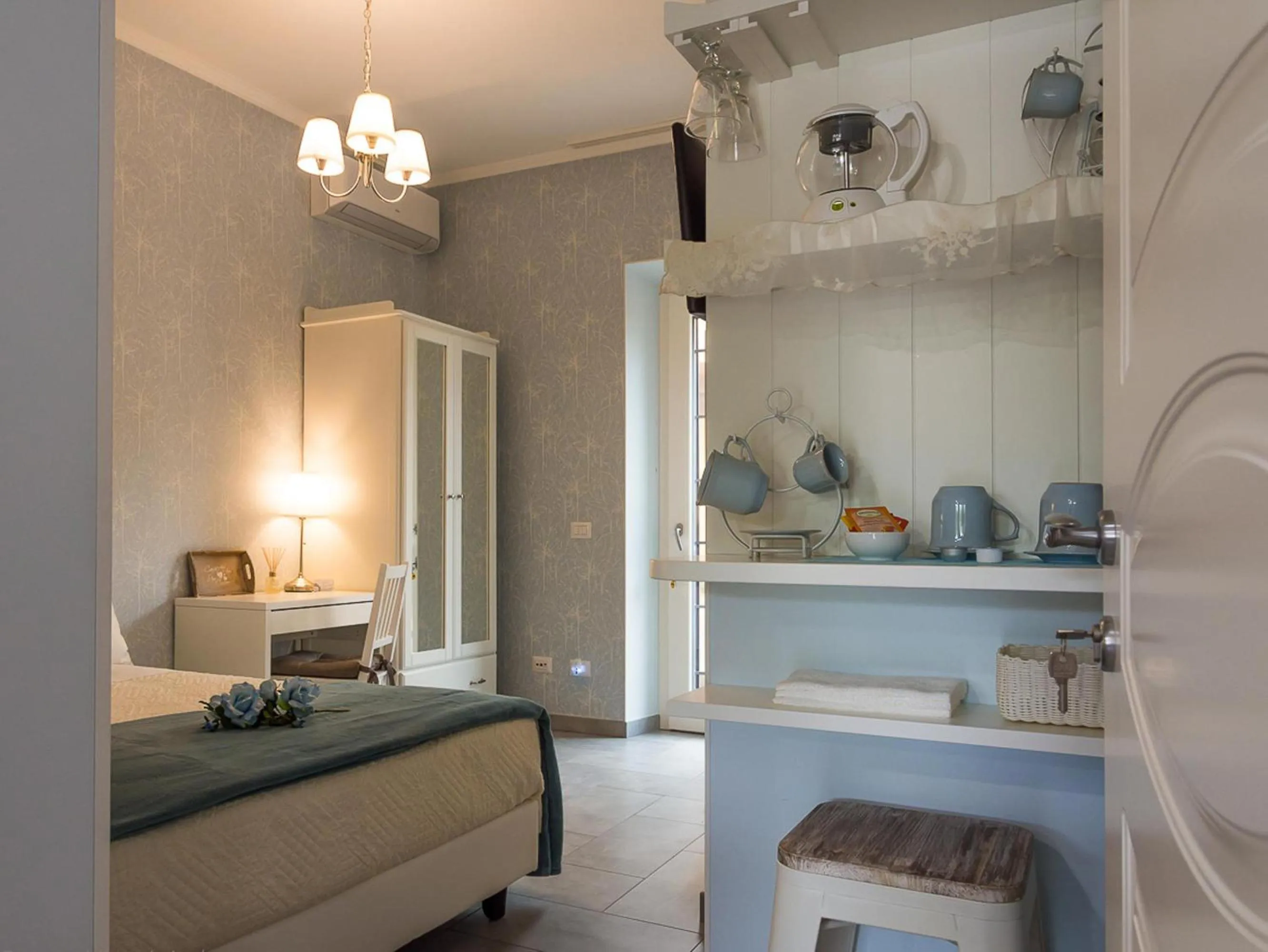 Photo of the whole room, Bed in A Casa di Titty