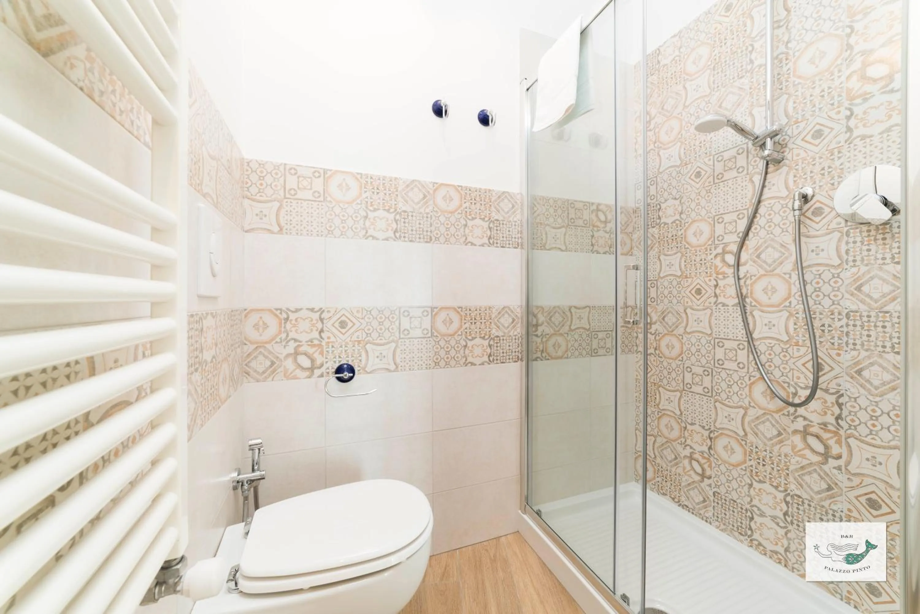 Shower in B&B Palazzo Pinto 2