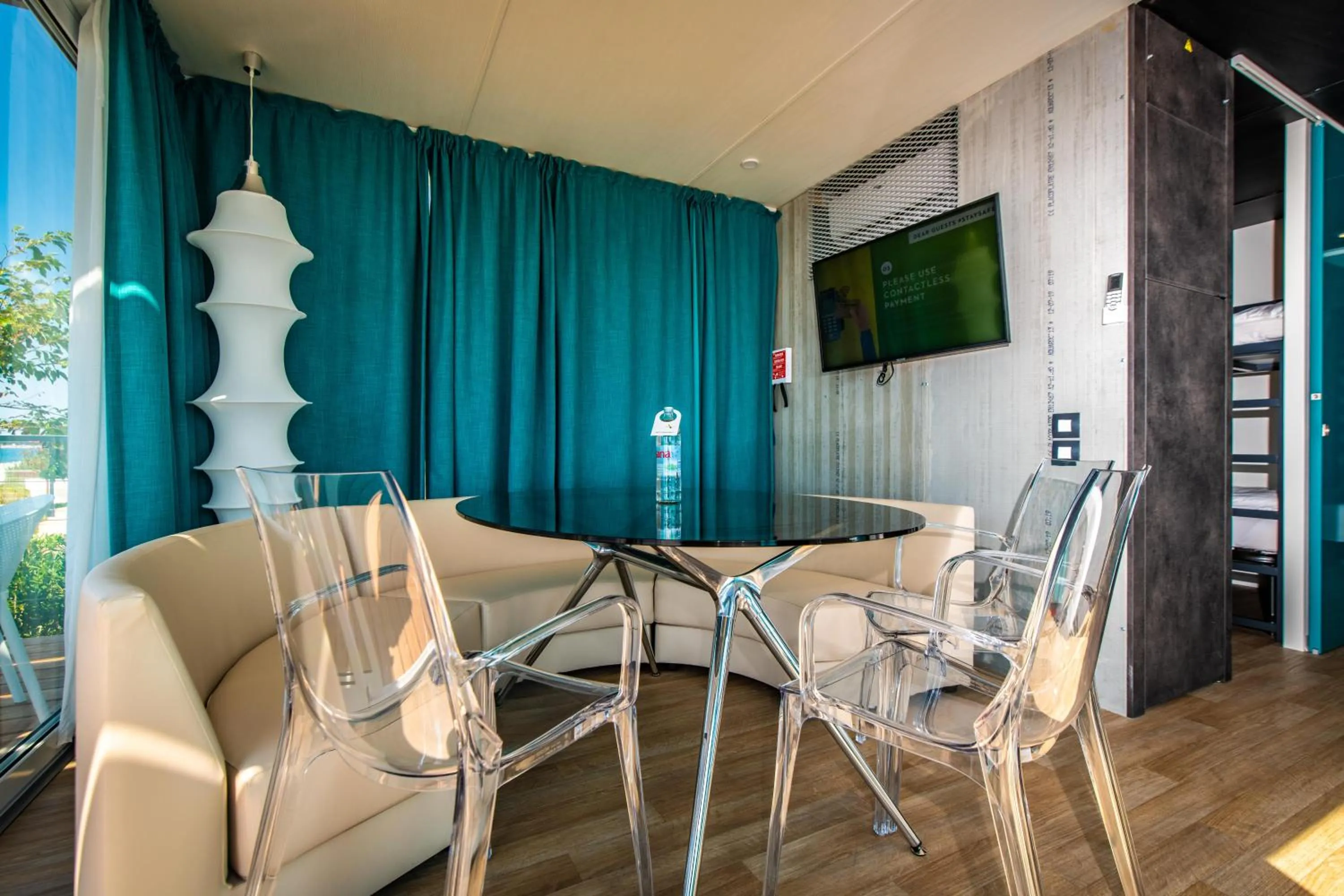 TV and multimedia in Arena Grand Kazela Camping Homes