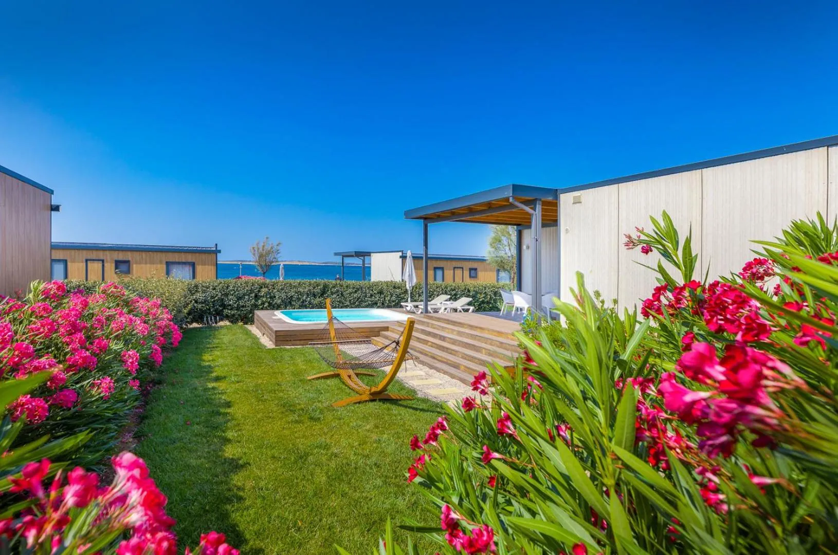 Patio in Arena Grand Kazela Camping Homes