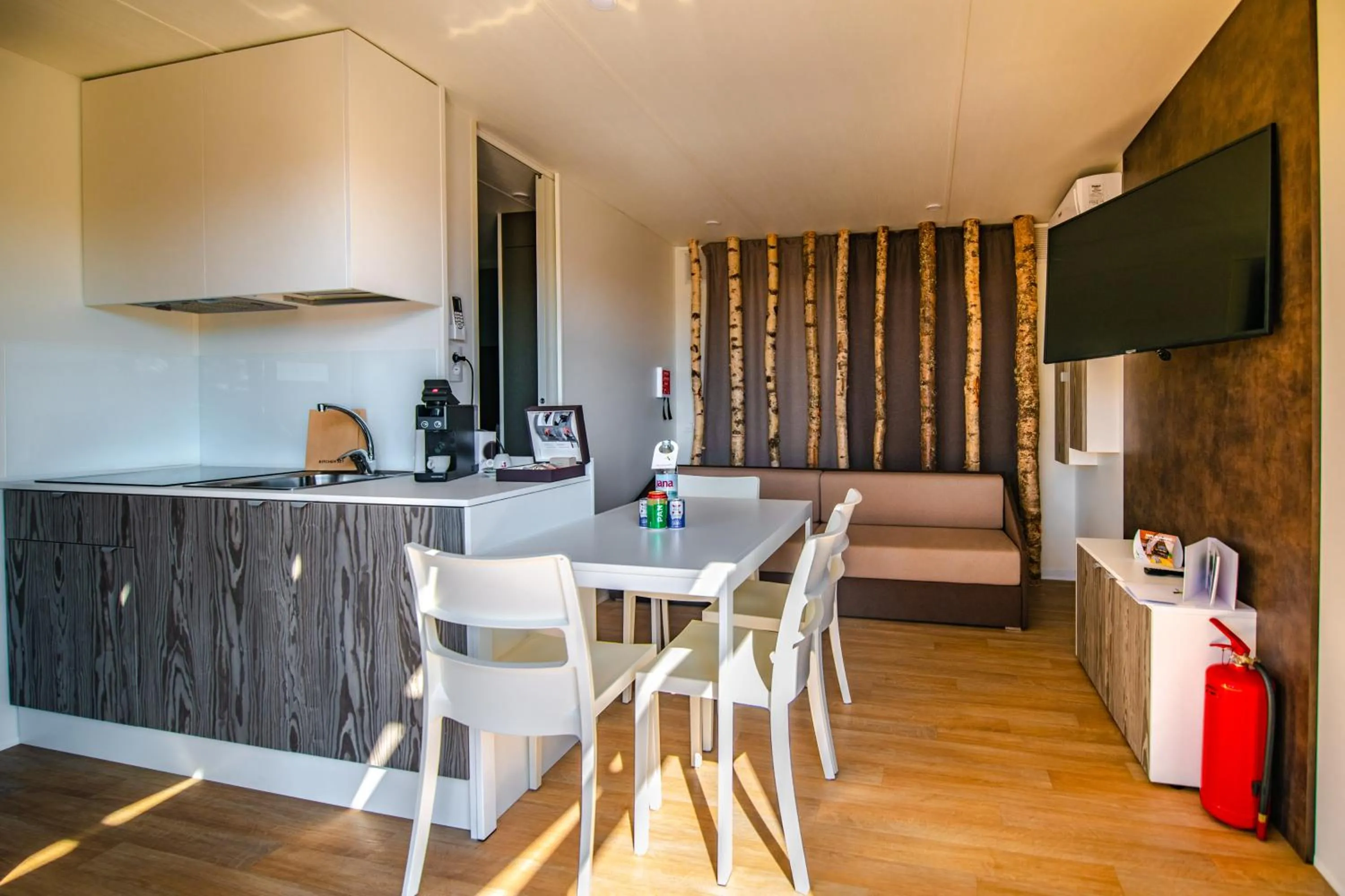 TV and multimedia in Arena Grand Kazela Camping Homes