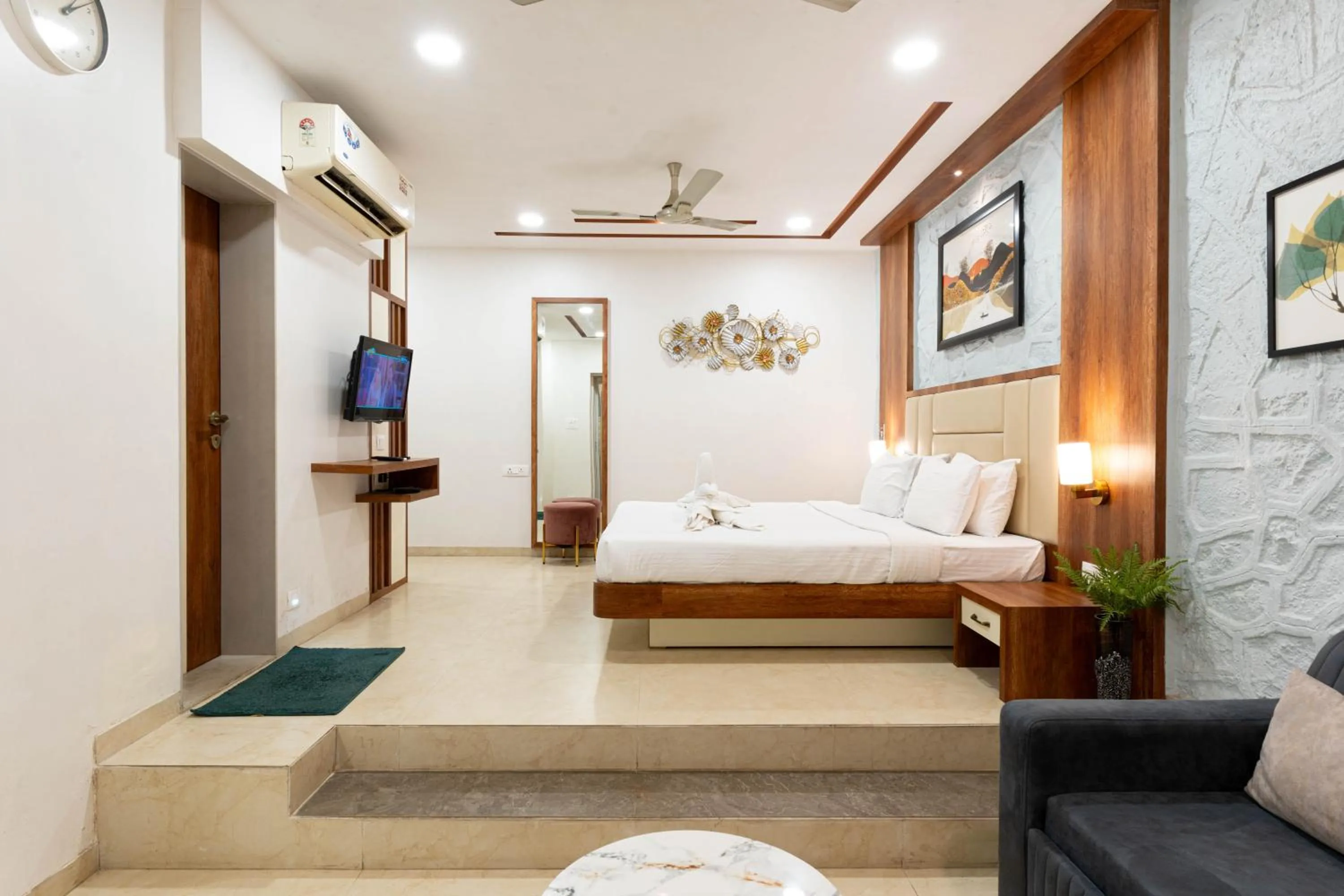 Bed in Visava Amusement Park & Resort Navi Mumbai