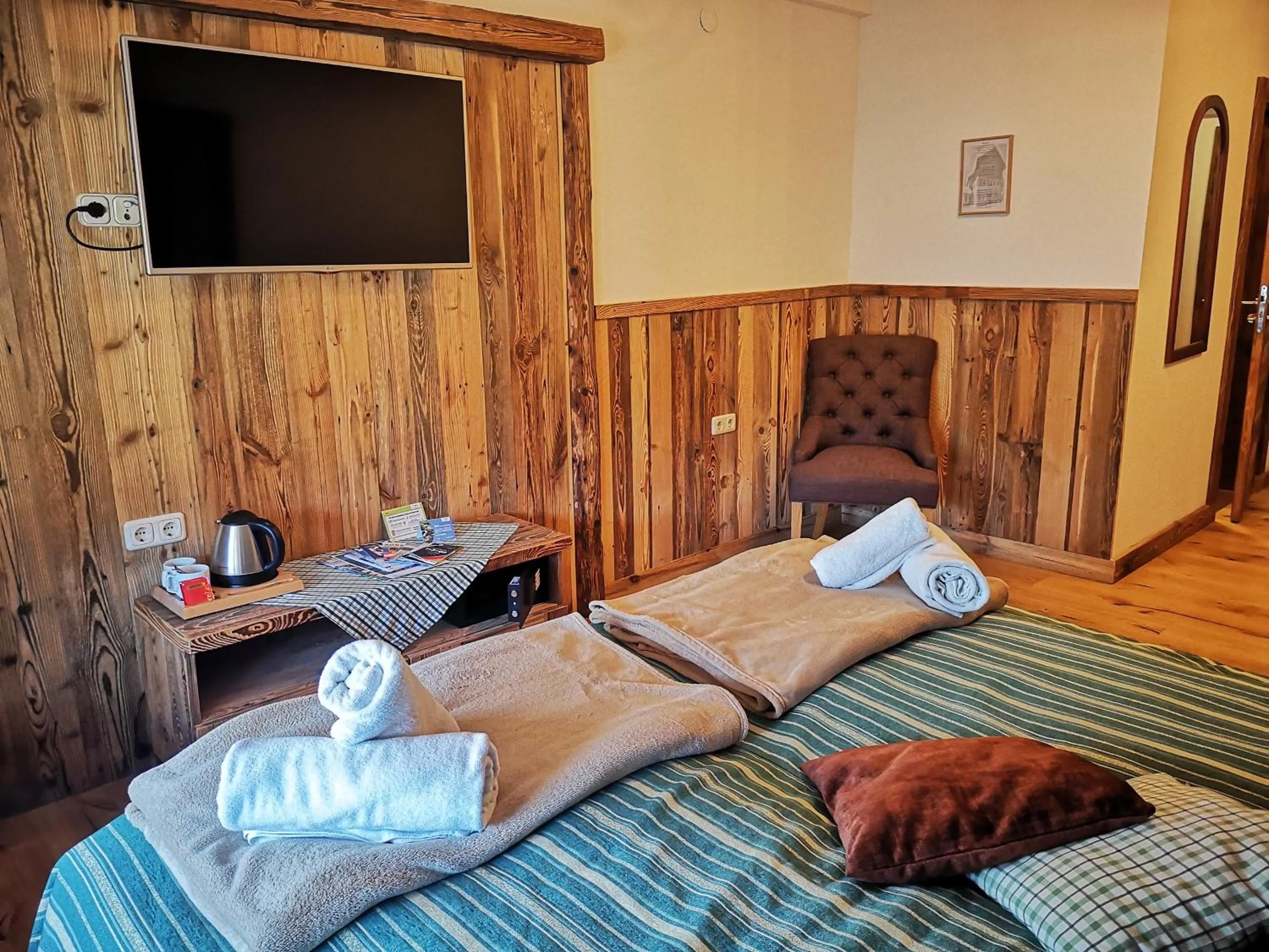 Bed in Gasthaus Auwirt
