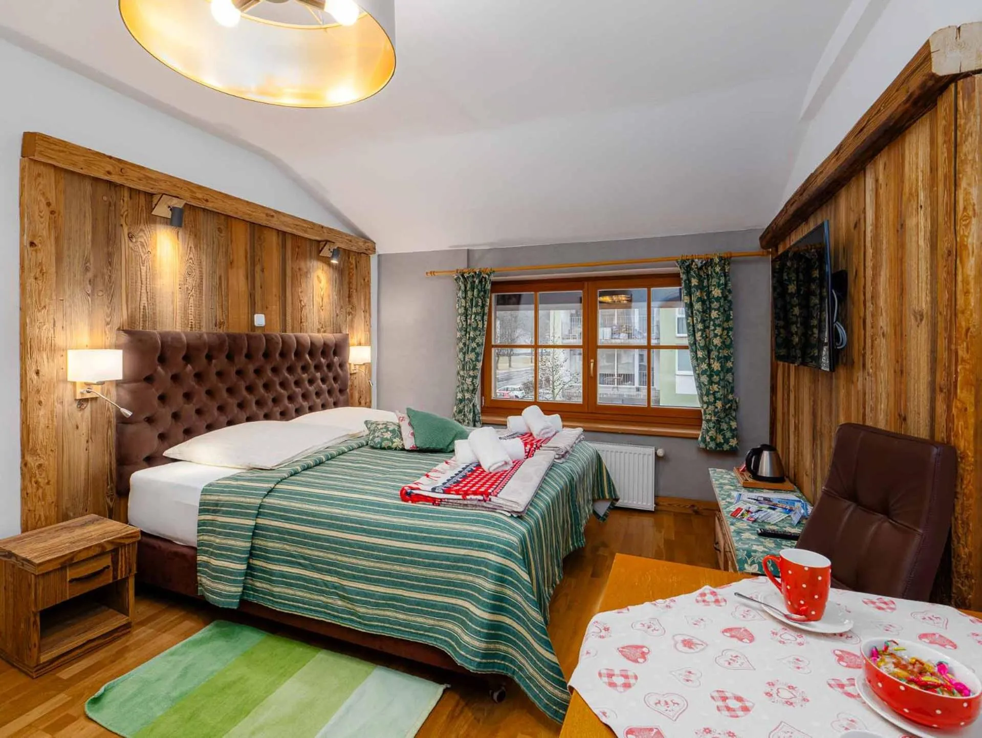 Bed in Gasthaus Auwirt